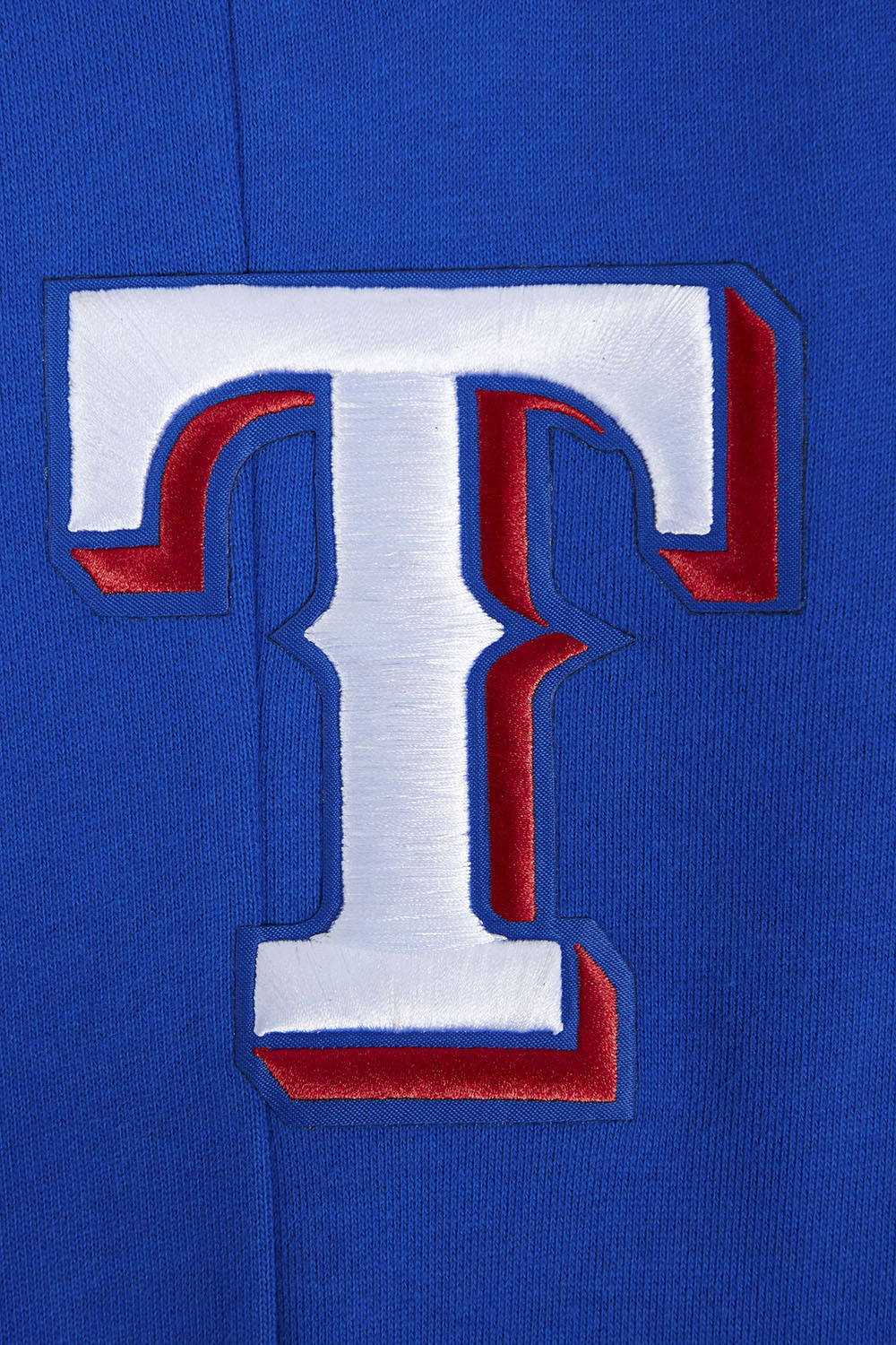 MLB TEXAS RANGERS SCRIPT TAIL MEN'S RIB FLEECE SWEATPANT (ROYAL BLUE/RED) - Image 5