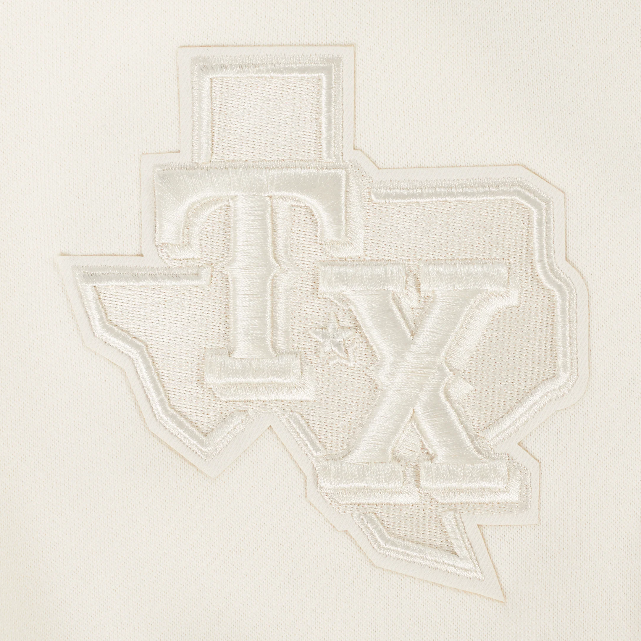 MLB TEXAS RANGERS NEUTRAL MEN'S DROP SHOULDER PULLOVER HOODIE (EGGSHELL) - Image 5