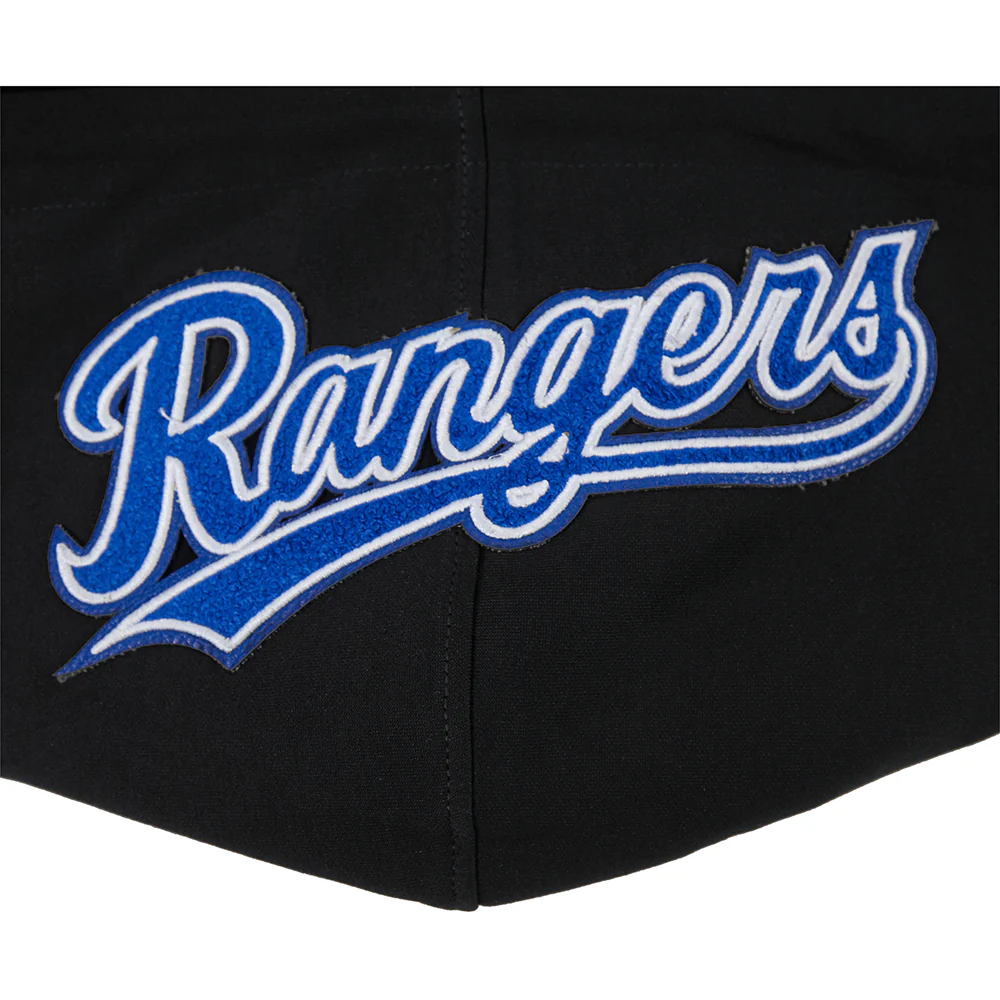 MLB TEXAS RANGERS TC TONAL OUTLINE MEN'S DK FZ PO HOODIE (BLACK) - Image 8