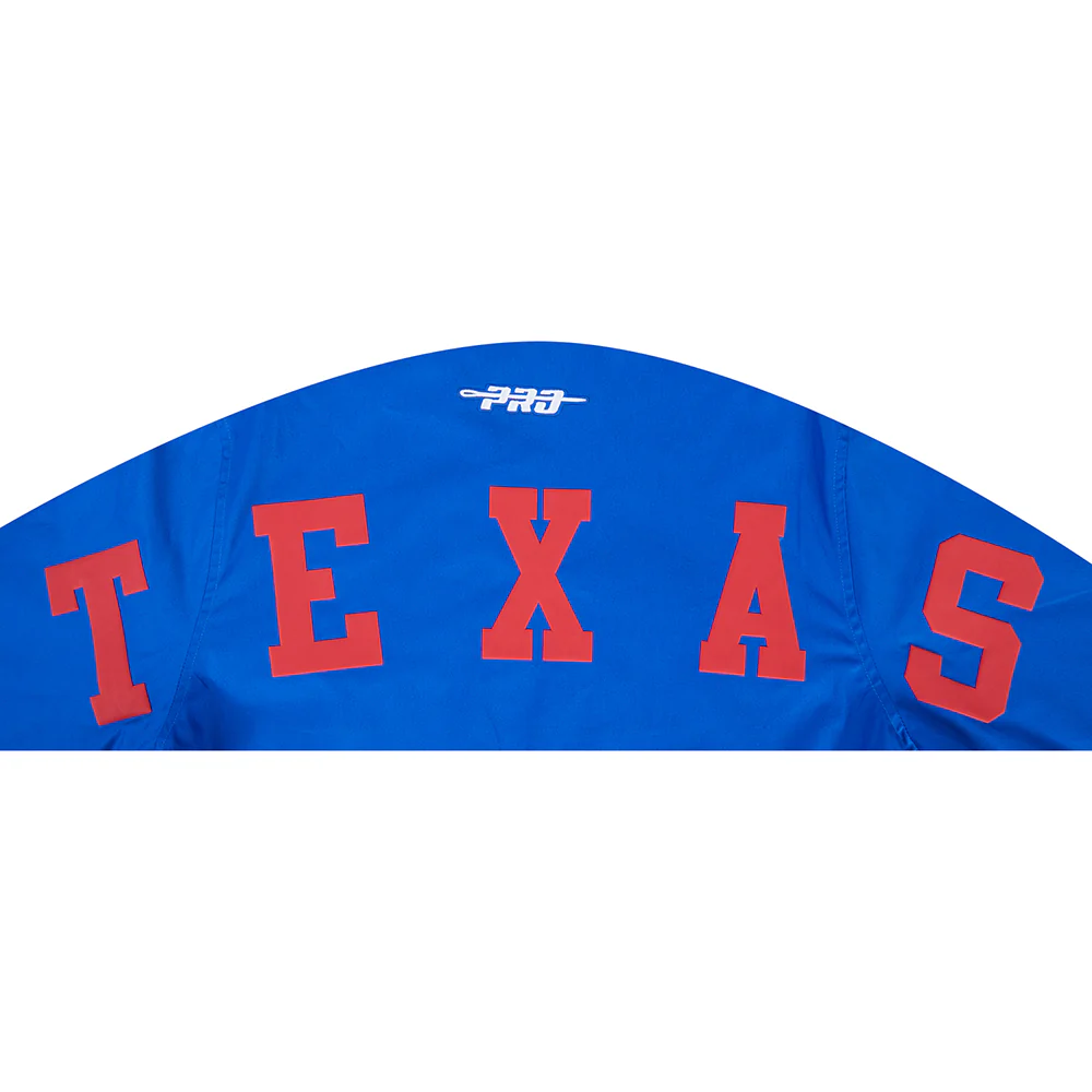 MLB TEXAS RANGERS WINGSPAN MEN'S TWILL JACKET (ROYAL BLUE) - Image 6