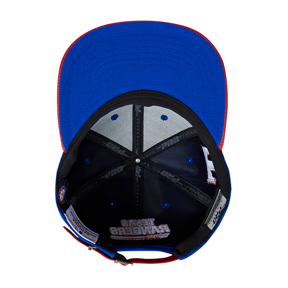 MLB TEXAS RANGERS FAST LANE LOGO WOOL STRAPBACK (ROYAL BLUE) - Image 6