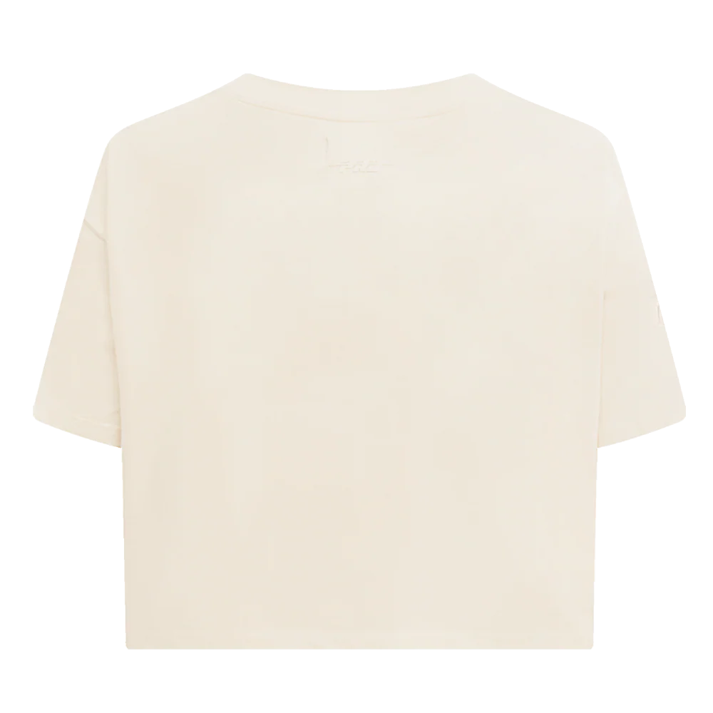 MLB TEXAS RANGERS NEUTRAL WOMEN'S BOXY TOP (EGGSHELL) - Image 3