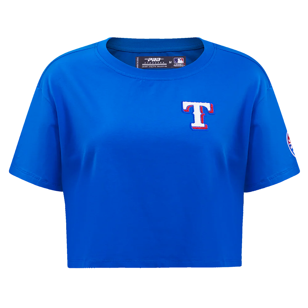 MLB TEXAS RANGERS CLASSIC WOMEN'S BOXY TOP (ROYAL BLUE)