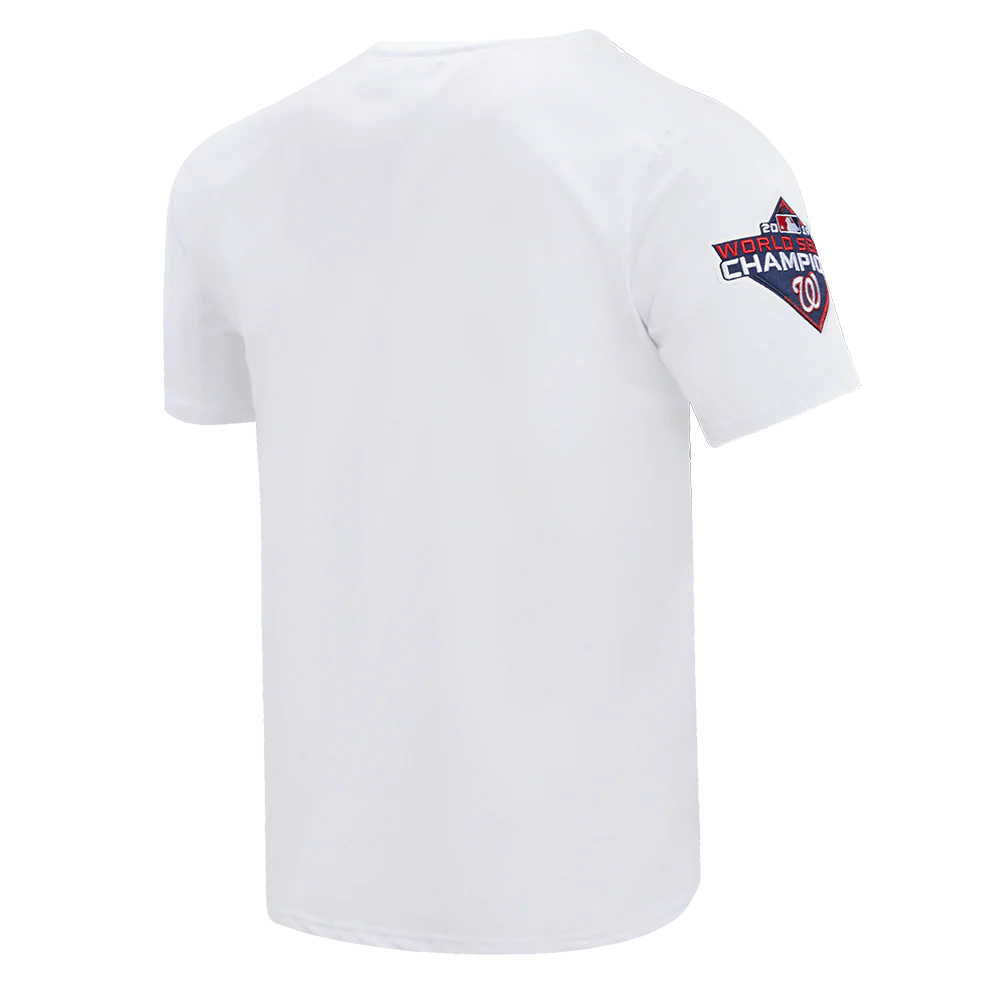 MLB WASHINGTON NATIONALS CLASSIC CHENILLE MEN'S TOP (WHITE) - Image 3