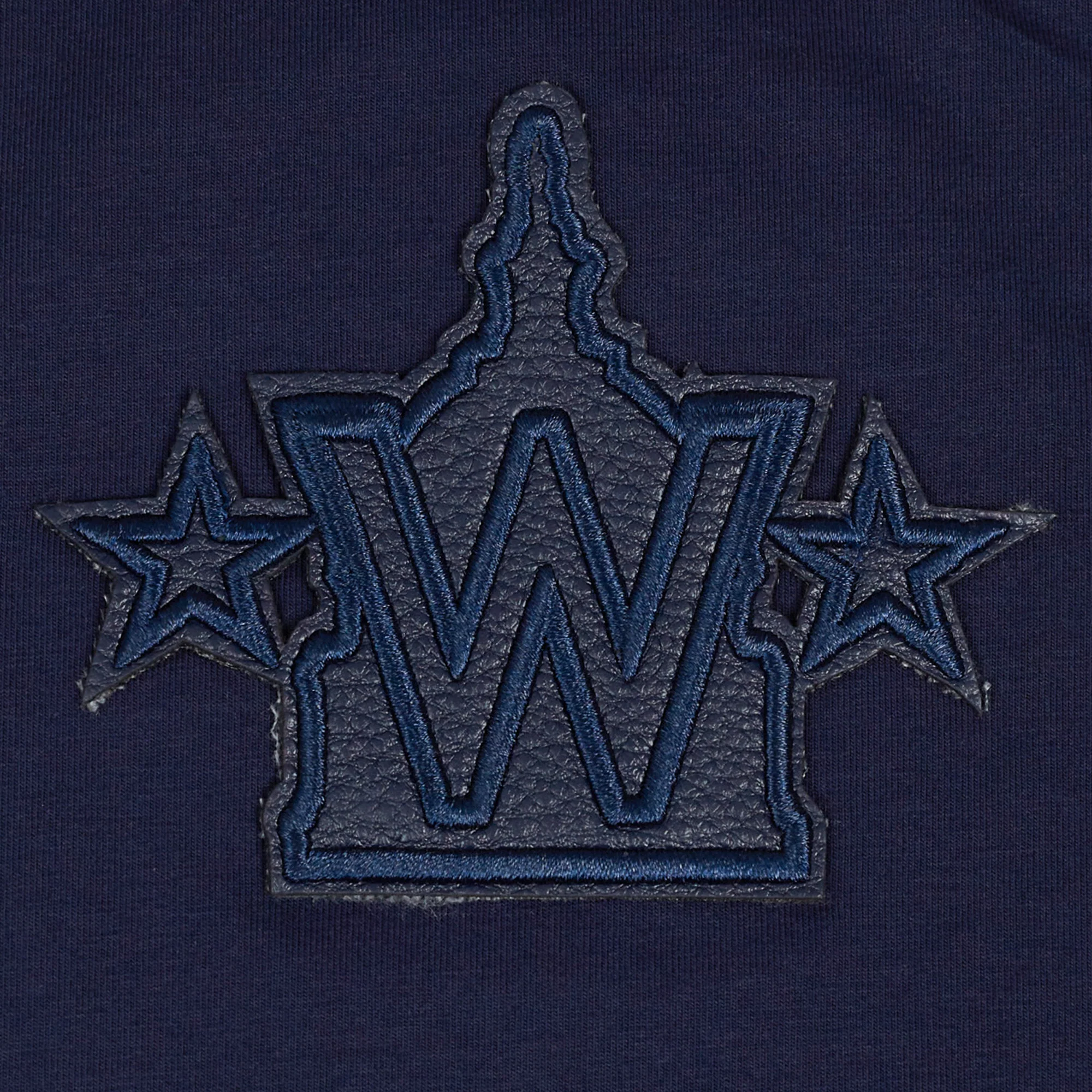 MLB WASHINGTON NATIONALS TRIPLE TONAL SINGLE JERSEY BOXY WOMEN'S TEE (MIDNIGHT NAVY) - Image 5