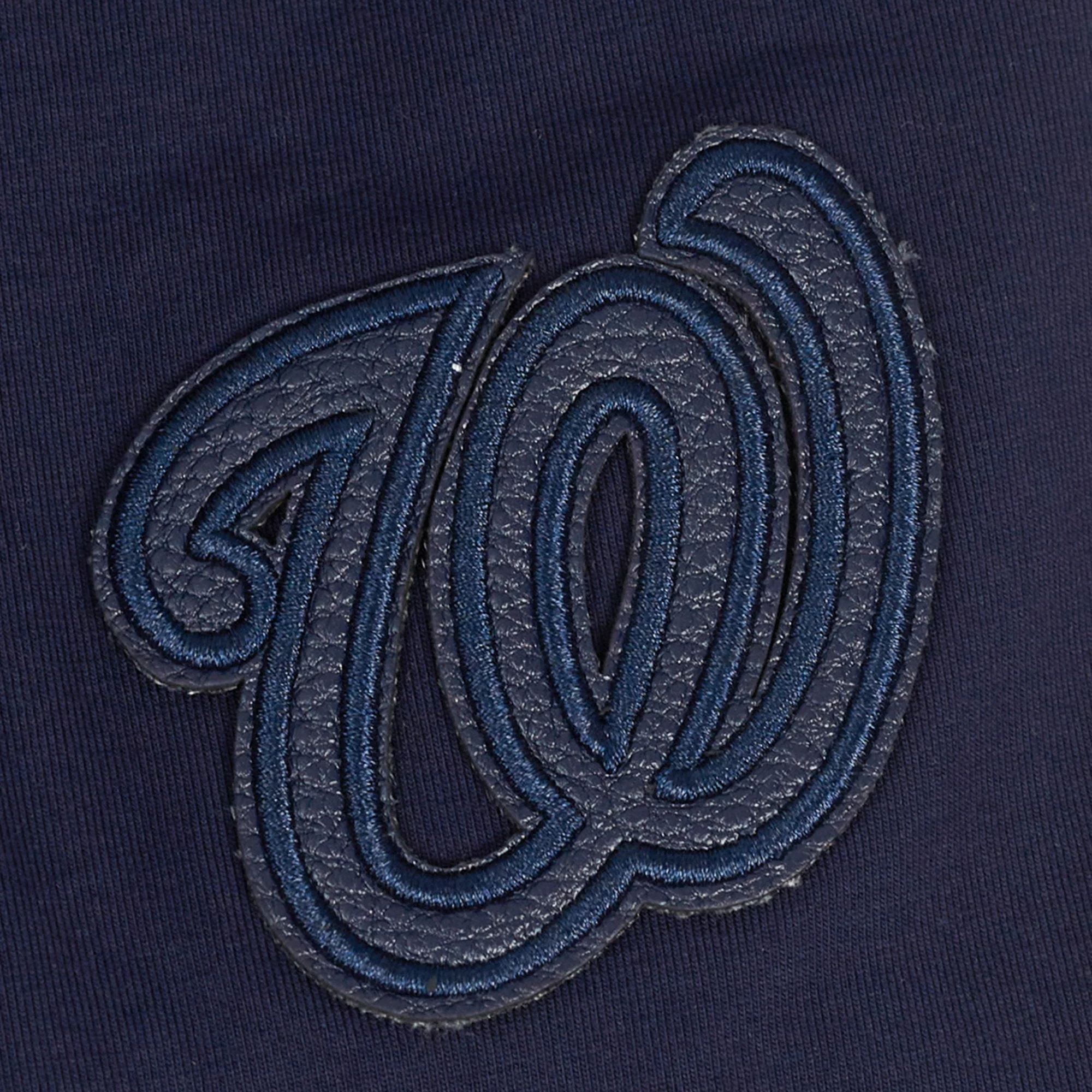 MLB WASHINGTON NATIONALS TRIPLE TONAL SINGLE JERSEY BOXY WOMEN'S TEE (MIDNIGHT NAVY) - Image 6