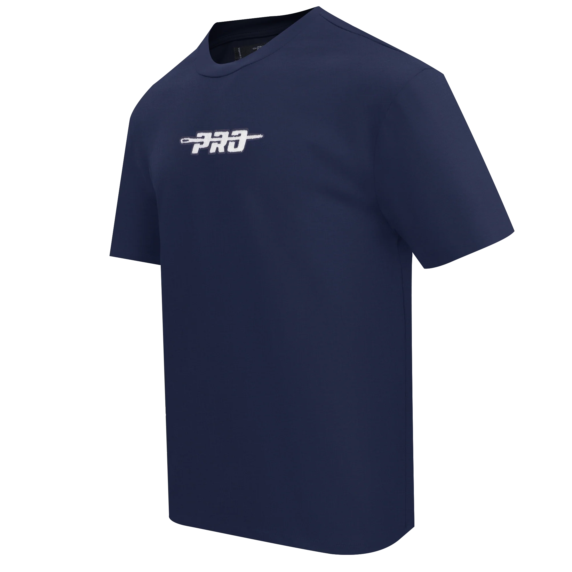 PRO STANDARD CLASSIC CHENILLE WHT LOGO MEN'S CJ DROP SHOULDER TEE (MIDNIGHT NAVY) - Image 2