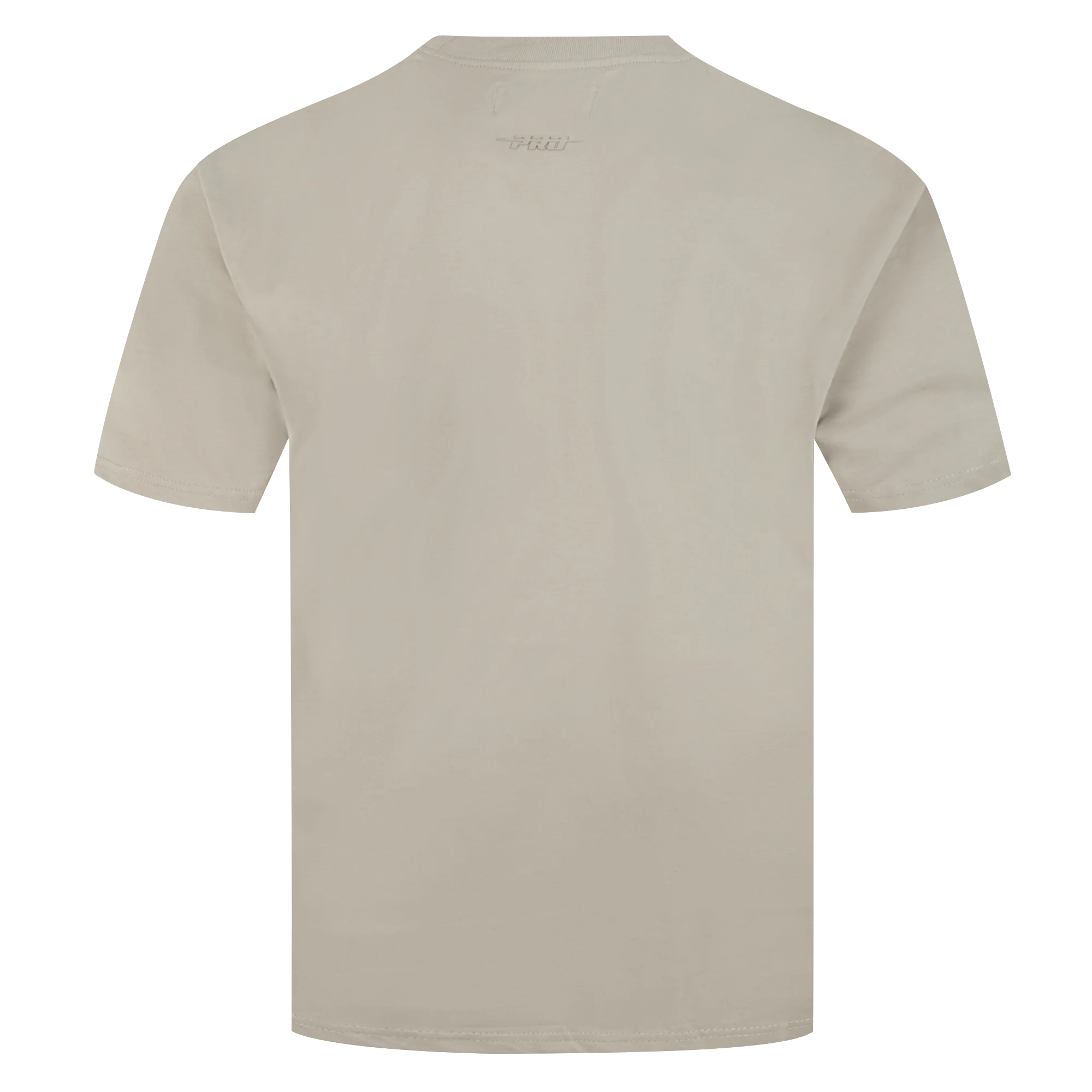 PRO STANDARD CLASSIC CHENILLE WHT LOGO MEN'S CJ DROP SHOULDER TEE (TAUPE) - Image 3