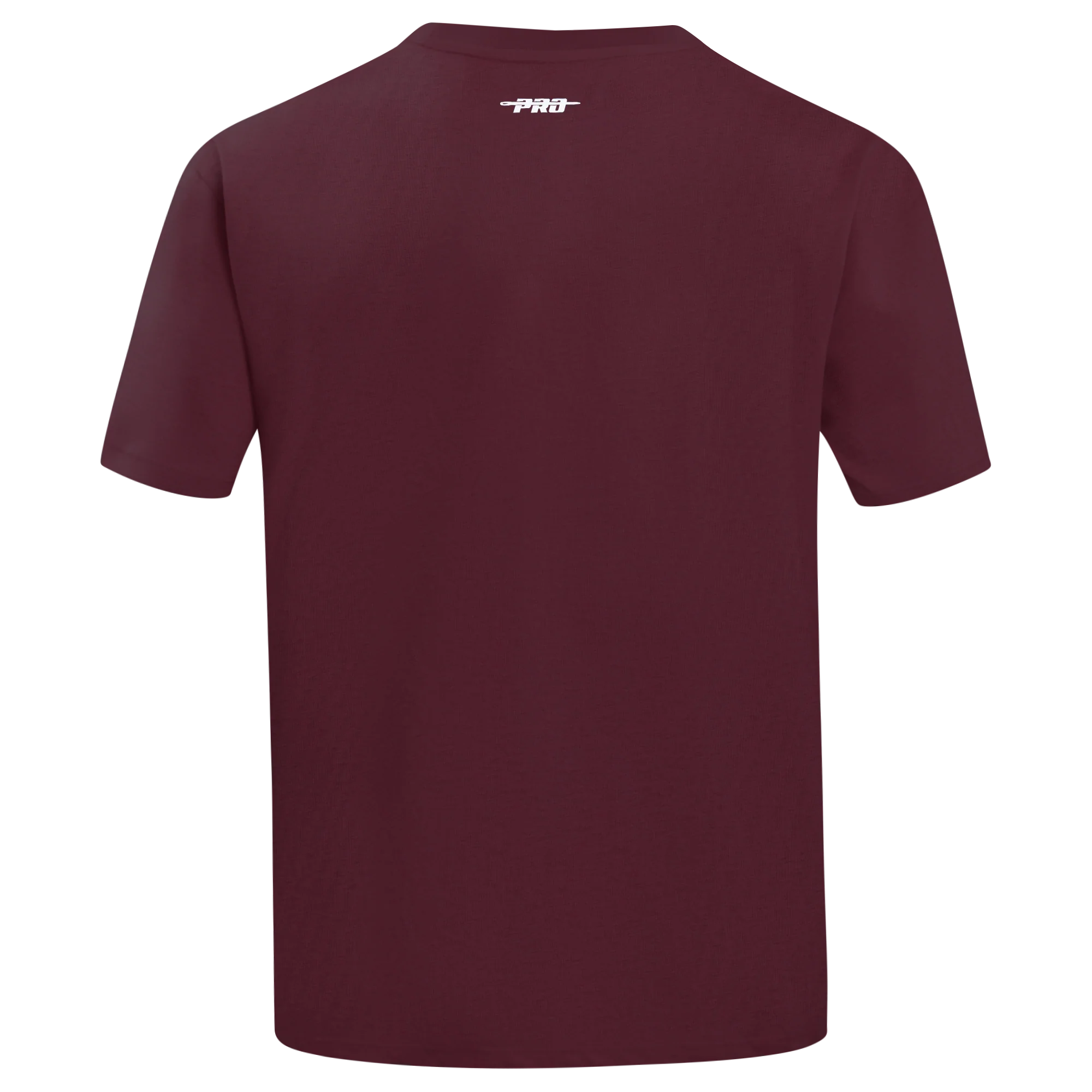 PRO STANDARD CLASSIC CHENILLE WHT LOGO MEN'S CJ DROP SHOULDER TEE (WINE) - Image 3