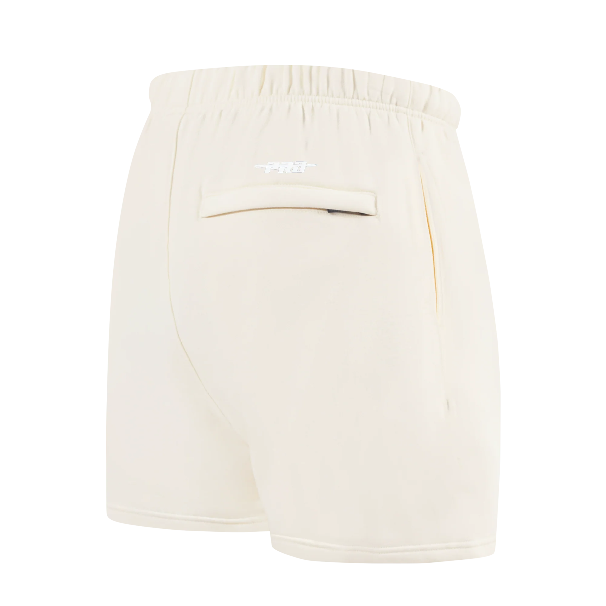 PRO STANDARD CLASSIC CHENILLE WHT LOGO MEN'S FLC SHORT (EGGSHELL) - Image 3