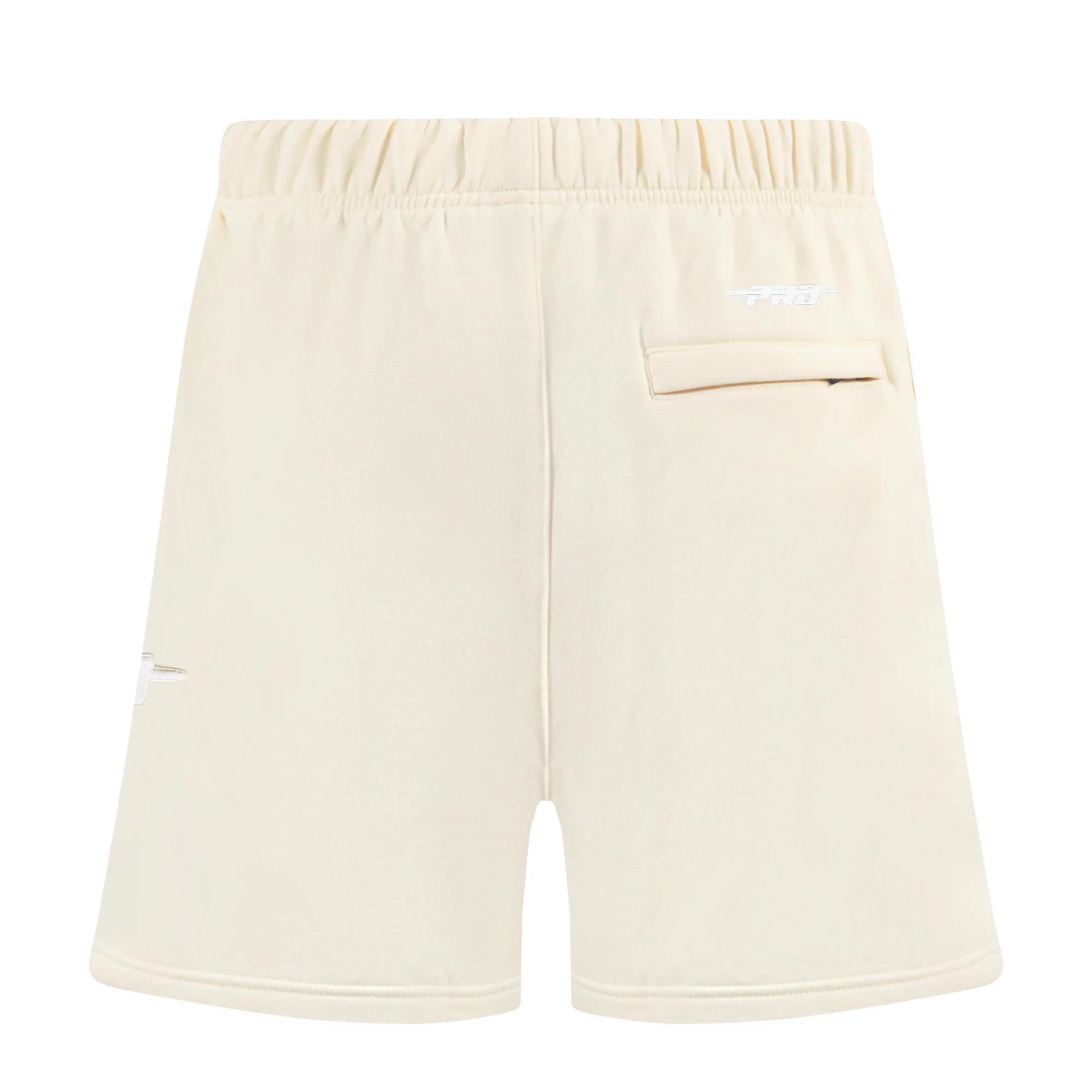PRO STANDARD CLASSIC CHENILLE WHT LOGO MEN'S FLC SHORT (EGGSHELL) - Image 4