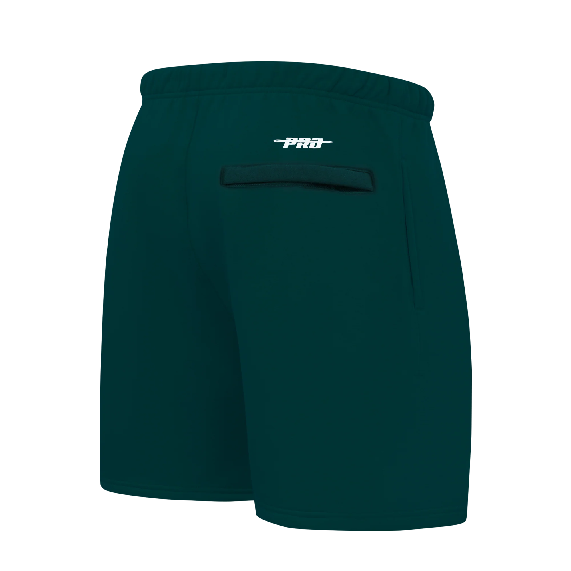 PRO STANDARD CLASSIC CHENILLE WHT LOGO MEN'S FLC SHORT (FOREST GREEN) - Image 3