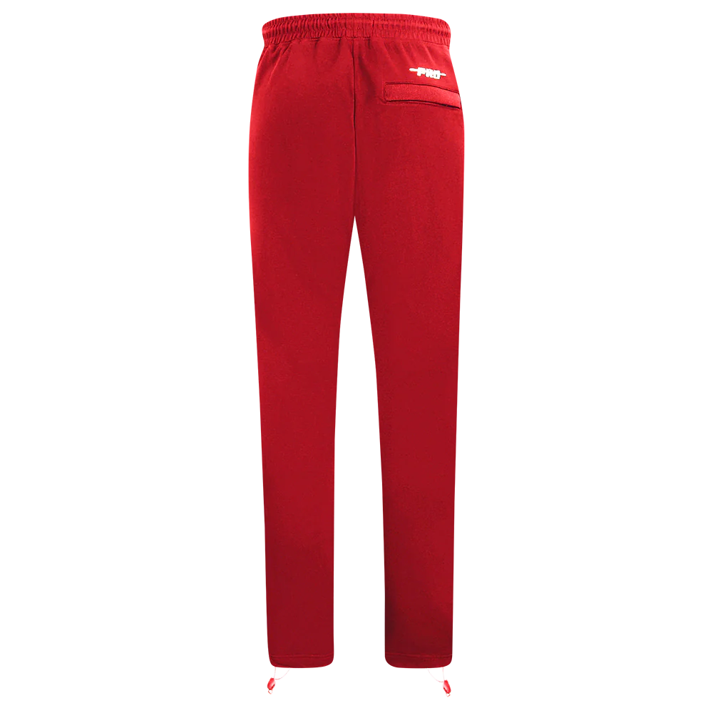 PRO STANDARD CLASSIC MEN'S DBL KNIT TRACK PANT (RED) - Image 4