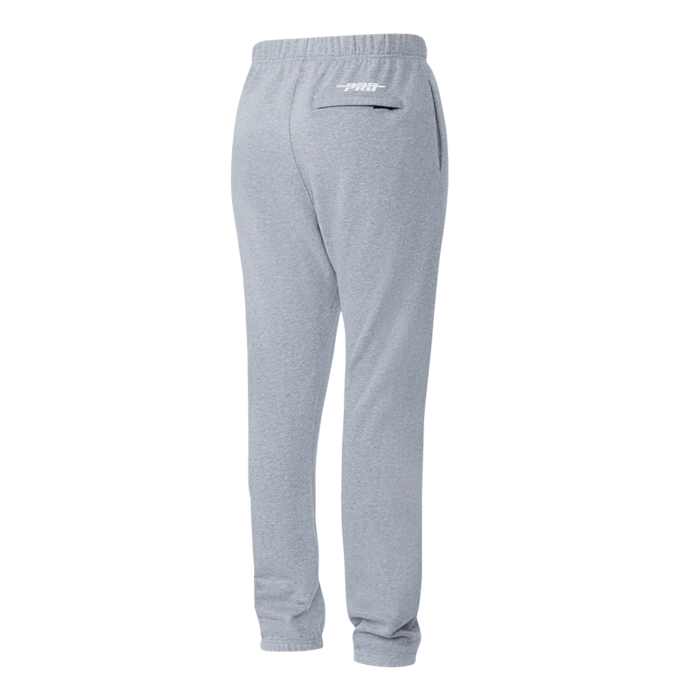 PRO STANDARD CLASSIC CHENILLE WHT LOGO MEN'S FLC SWEATPANT (DARK HEATHER GRAY) - Image 5