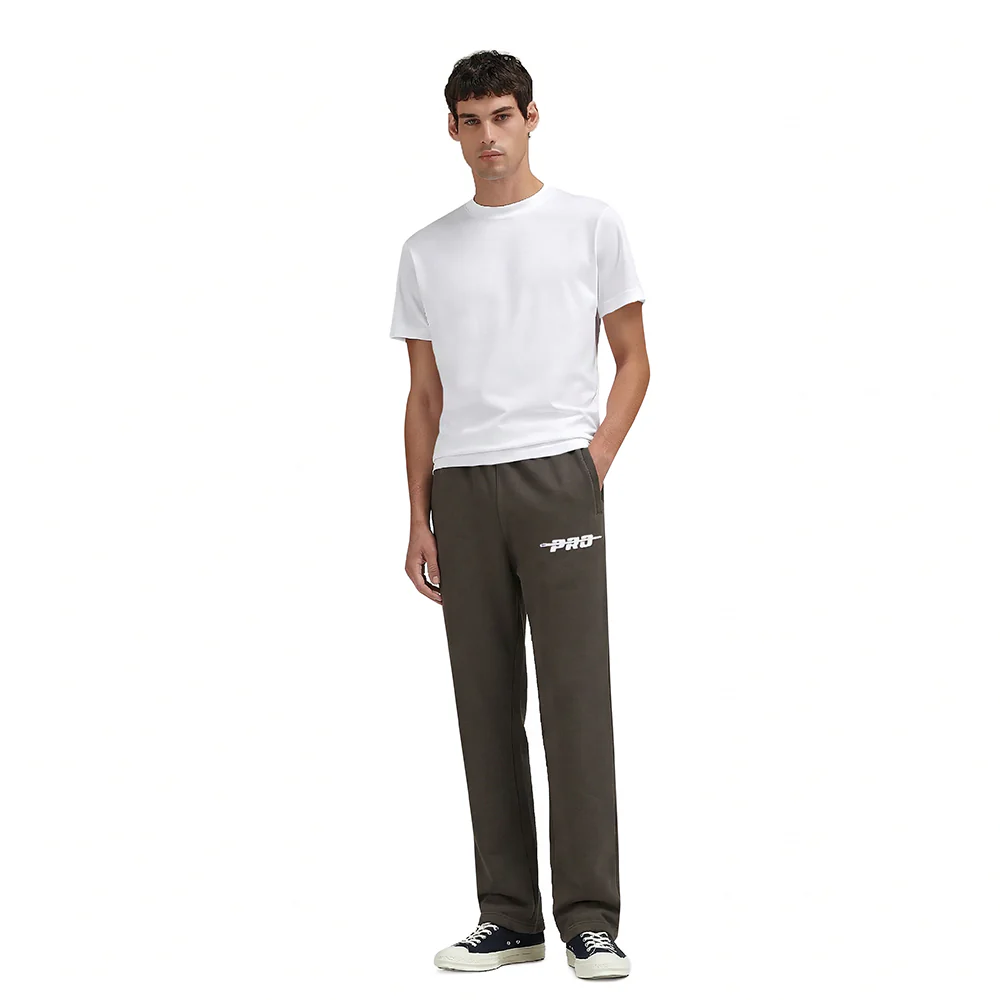 PRO STANDARD CLASSIC CHENILLE WHT LOGO MEN'S FLC SWEATPANT (DARK TAUPE) - Image 3