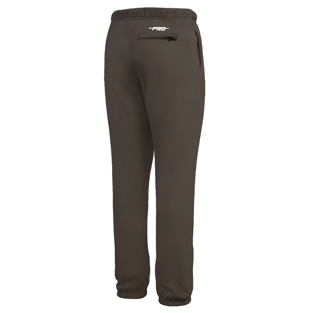 PRO STANDARD CLASSIC CHENILLE WHT LOGO MEN'S FLC SWEATPANT (DARK TAUPE) - Image 5