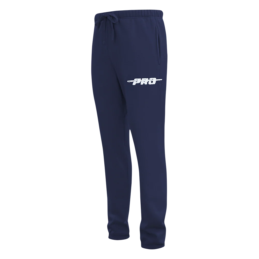 PRO STANDARD CLASSIC CHENILLE WHT LOGO MEN'S FLC SWEATPANT (MIDNIGHT NAVY) - Image 4