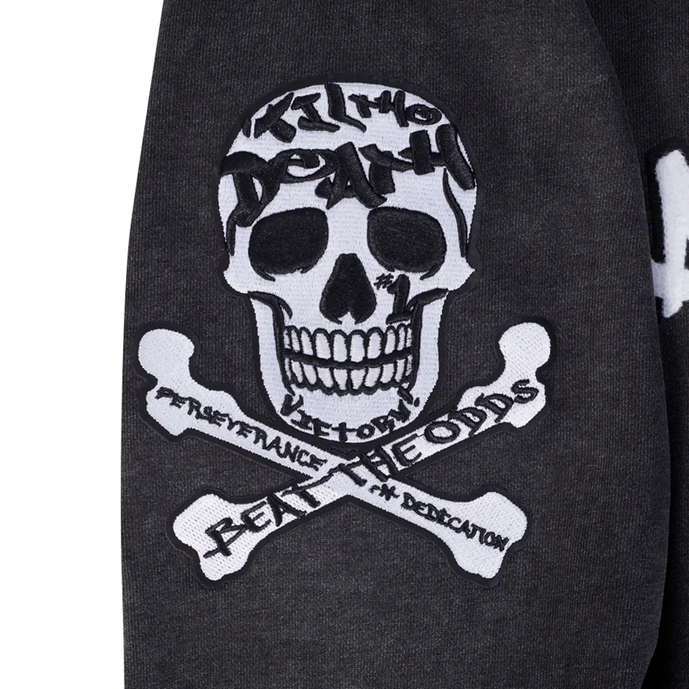 PRO STANDARD NEVER BET AGAINST MEN'S DROP SHOULDER FLC CREWNECK (BLACK) - Image 7