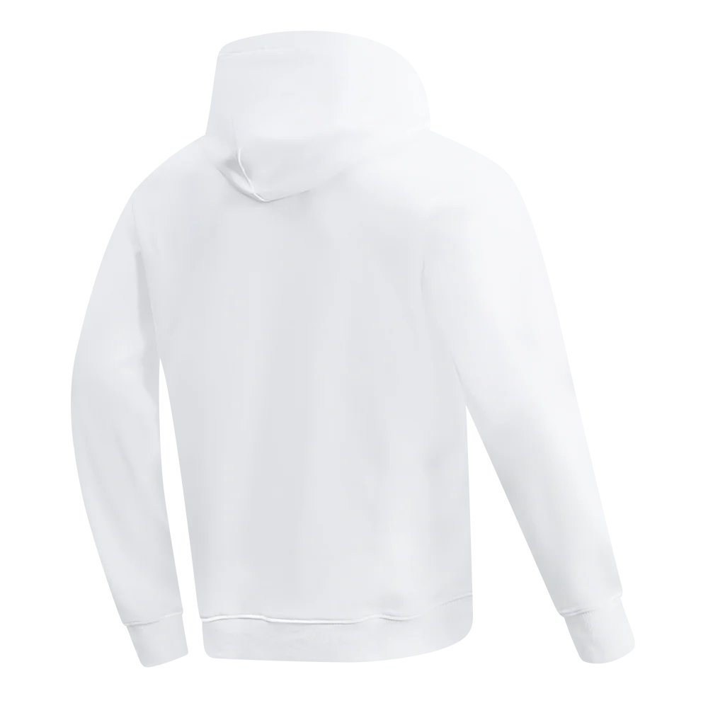 PRO STANDARD CLASSIC MEN'S DK PO HOODIE (WHITE) - Image 4