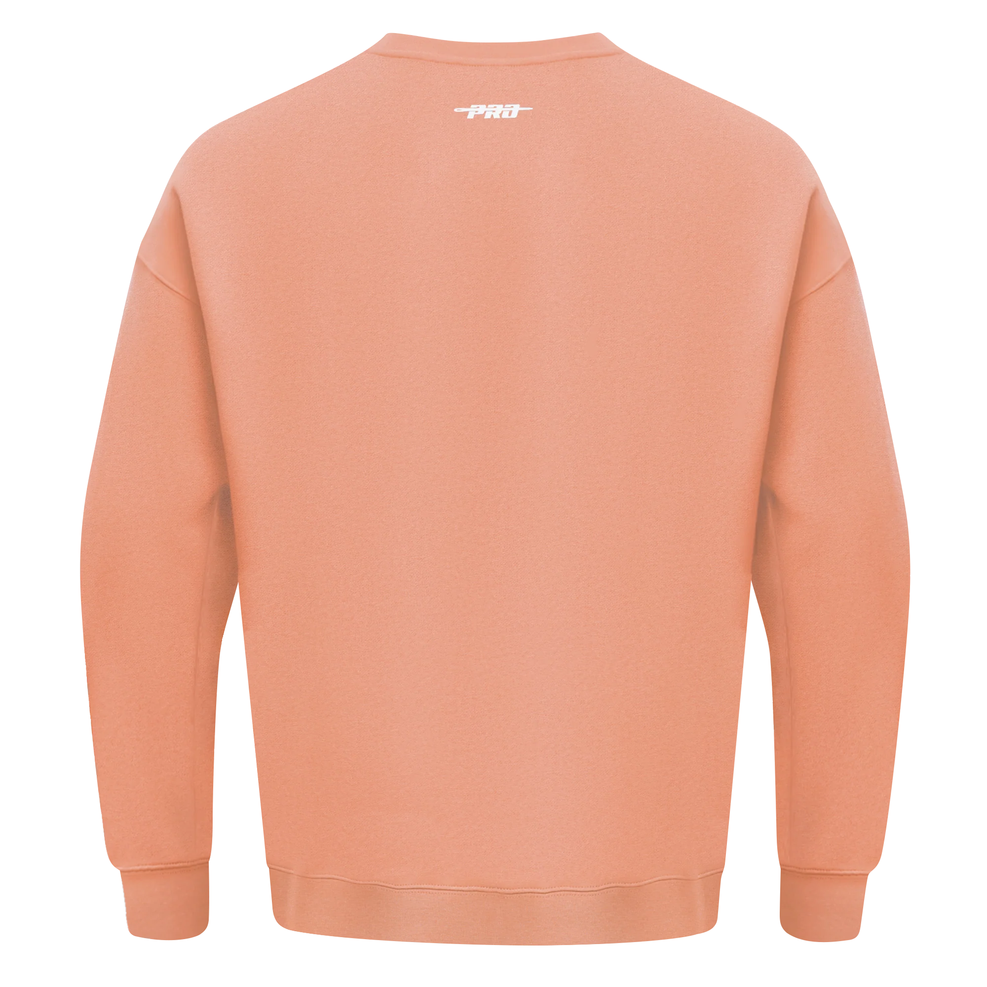 PRO STANDARD CLASSIC CHENILLE WHT LOGO MEN'S DROP SHOULDER FLC CREWNECK(GUAVA) - Image 3
