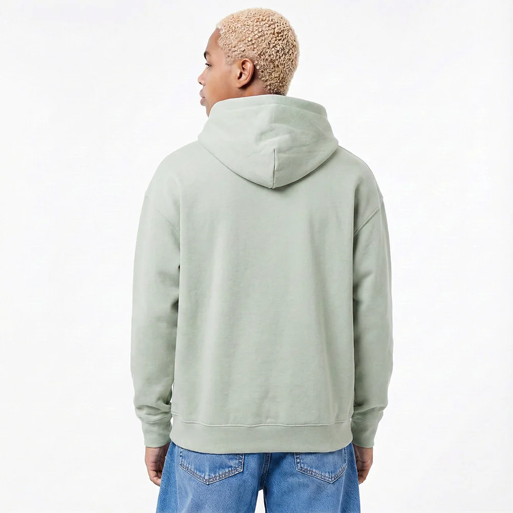 Pro Standard PRO STANDARD CLASSIC CHENILLE WHT LOGO MEN'S DROP SHOULDER FLC PO HOODIE (MOSS) - Image 2
