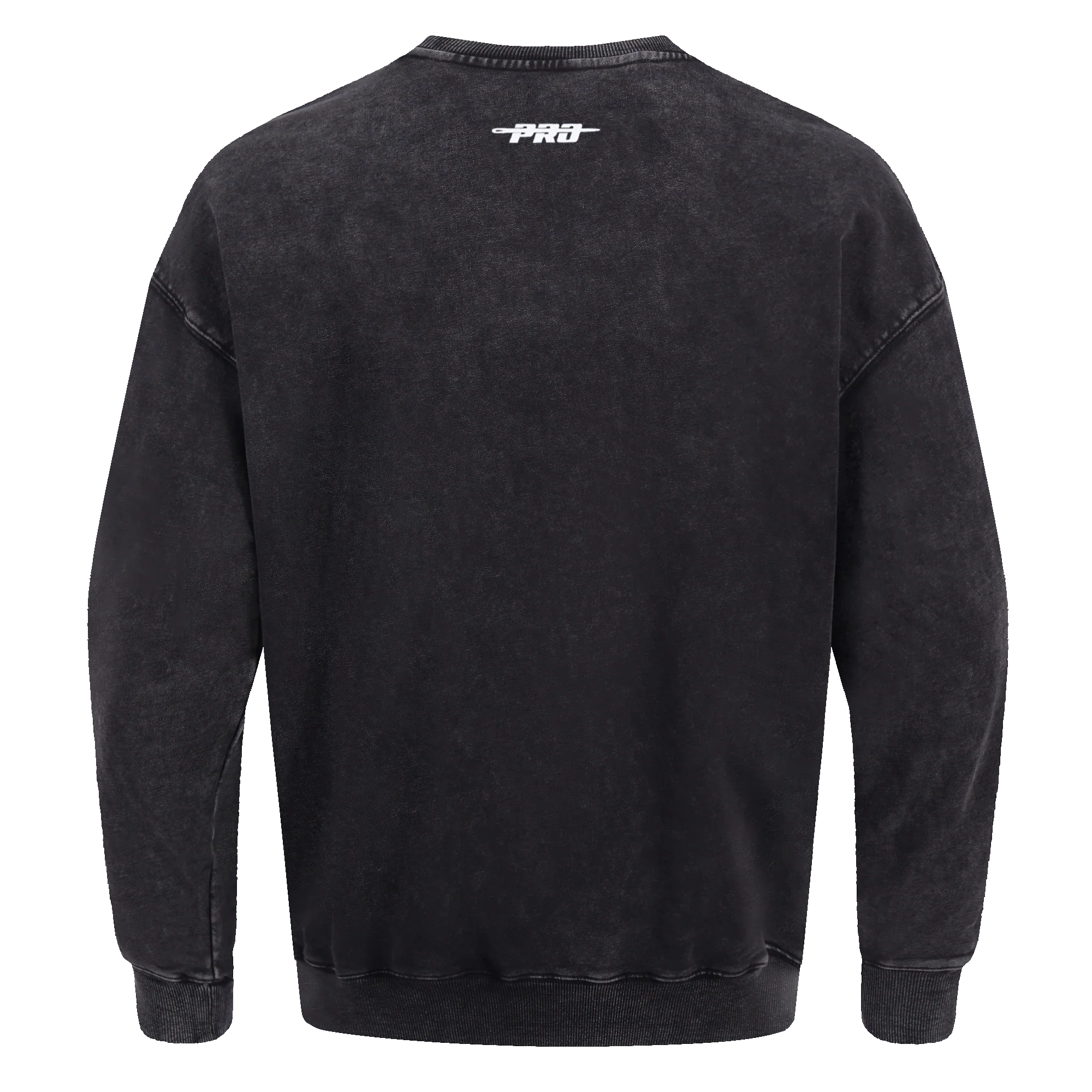 PRO STANDARD WASHED CLASSIC MEN'S ENZYME WASH DS FT CREWNECK (WASHED BLACK) - Image 3