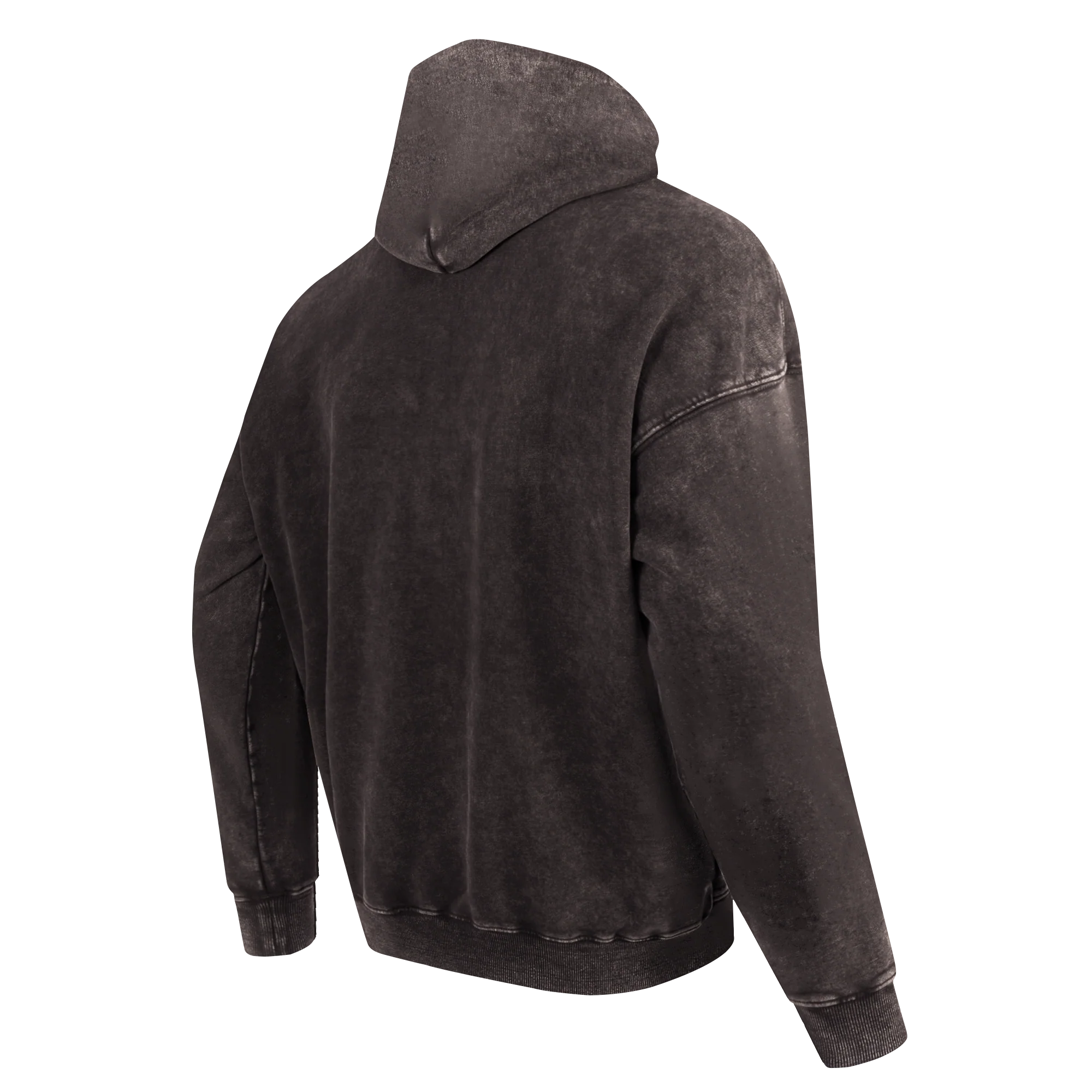 PRO STANDARD WASHED CLASSIC MEN'S ENZYME WASH DS FT PO HOODIE (WASHED BROWN) - Image 4