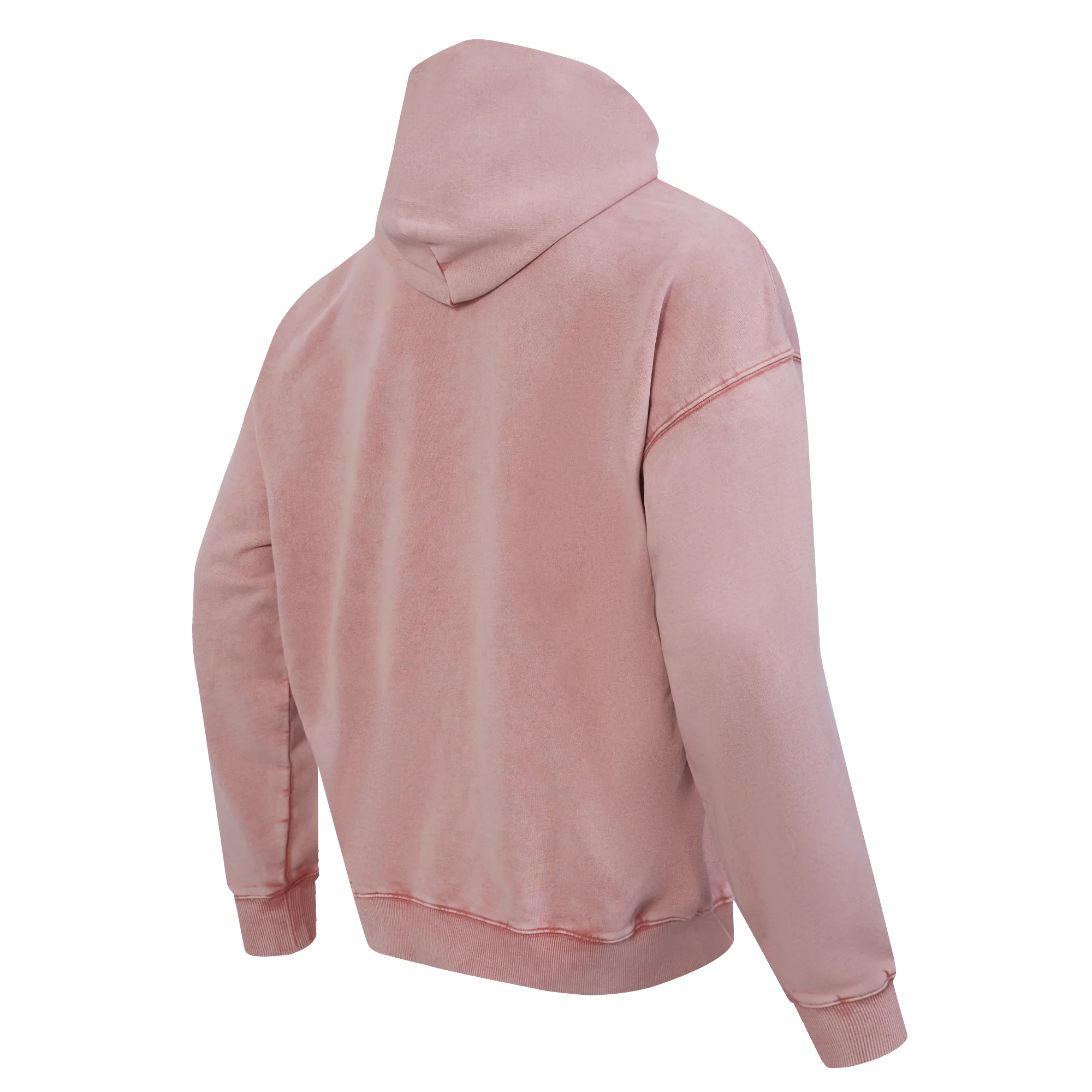 PRO STANDARD WASHED CLASSIC MEN'S ENZYME WASH DS FT PO HOODIE (WASHED MAUVE) - Image 4