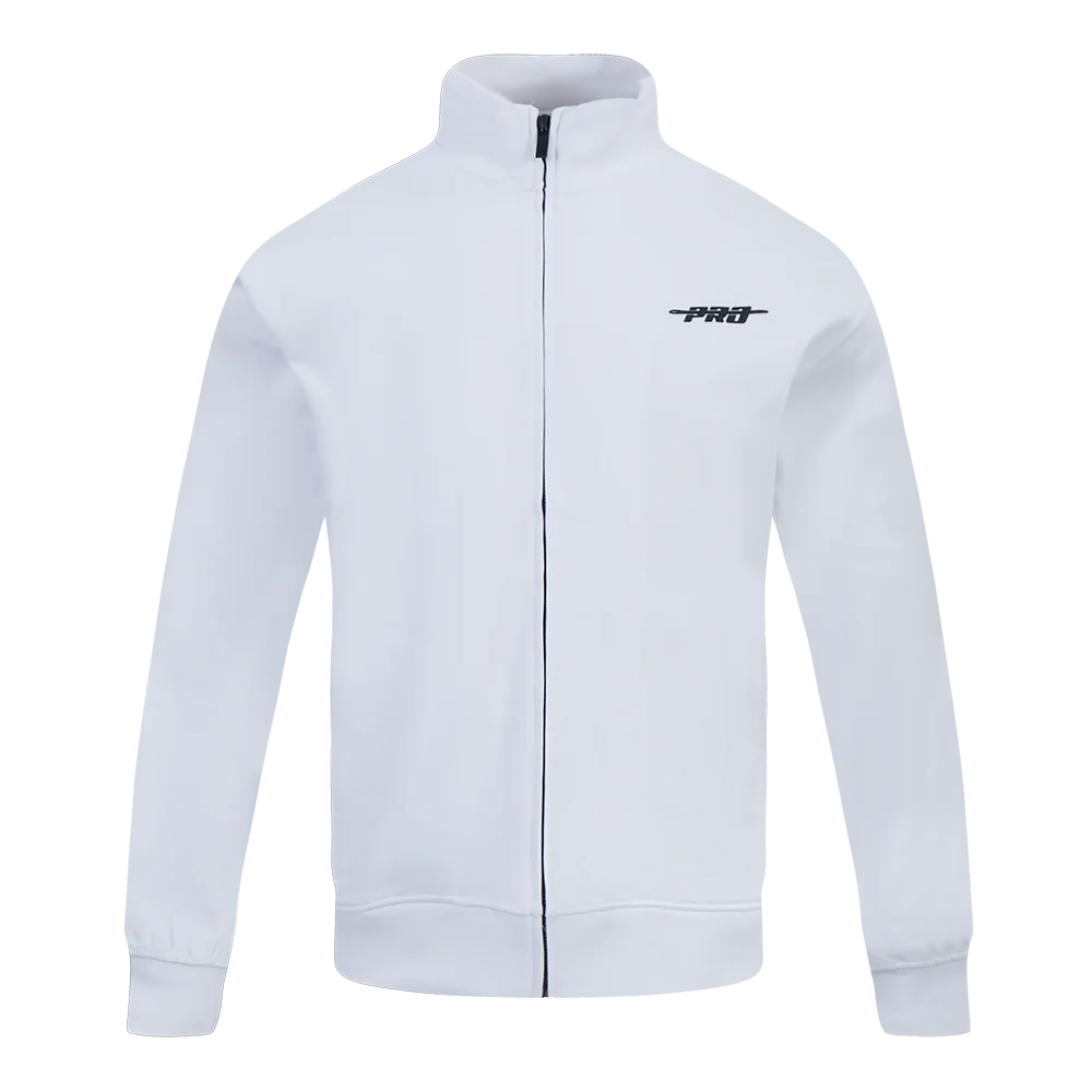 PRO STANDARD CLASSIC MEN'S DBL KNIT TRACK JACKET (WHITE)