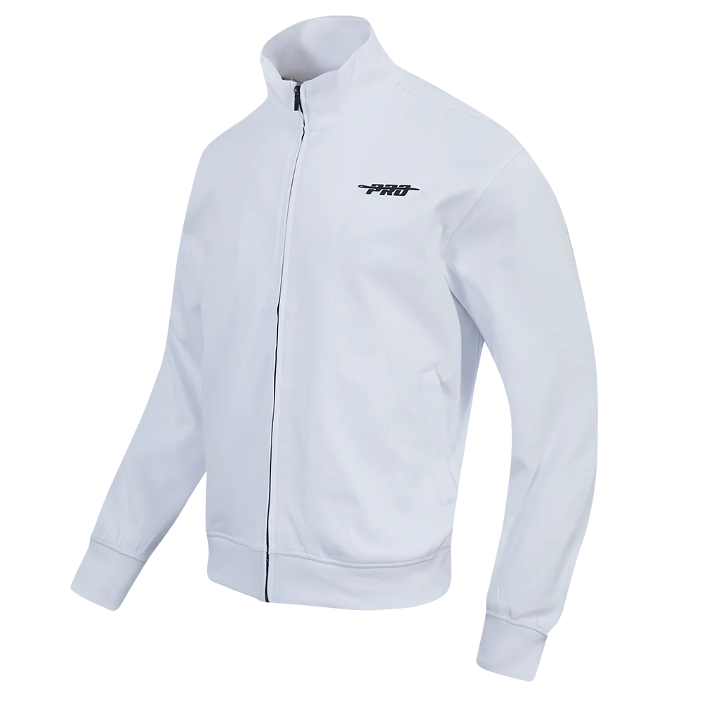 PRO STANDARD CLASSIC MEN'S DBL KNIT TRACK JACKET (WHITE) - Image 2