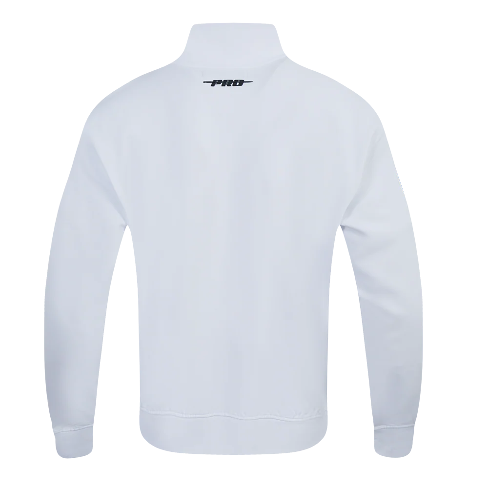 PRO STANDARD CLASSIC MEN'S DBL KNIT TRACK JACKET (WHITE) - Image 3