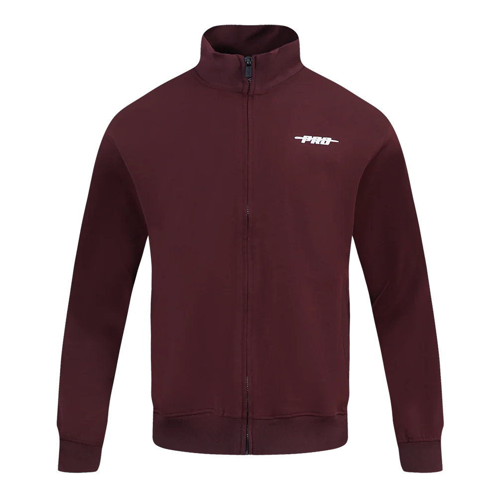 PRO STANDARD CLASSIC MEN'S DBL KNIT TRACK JACKET (WINE)