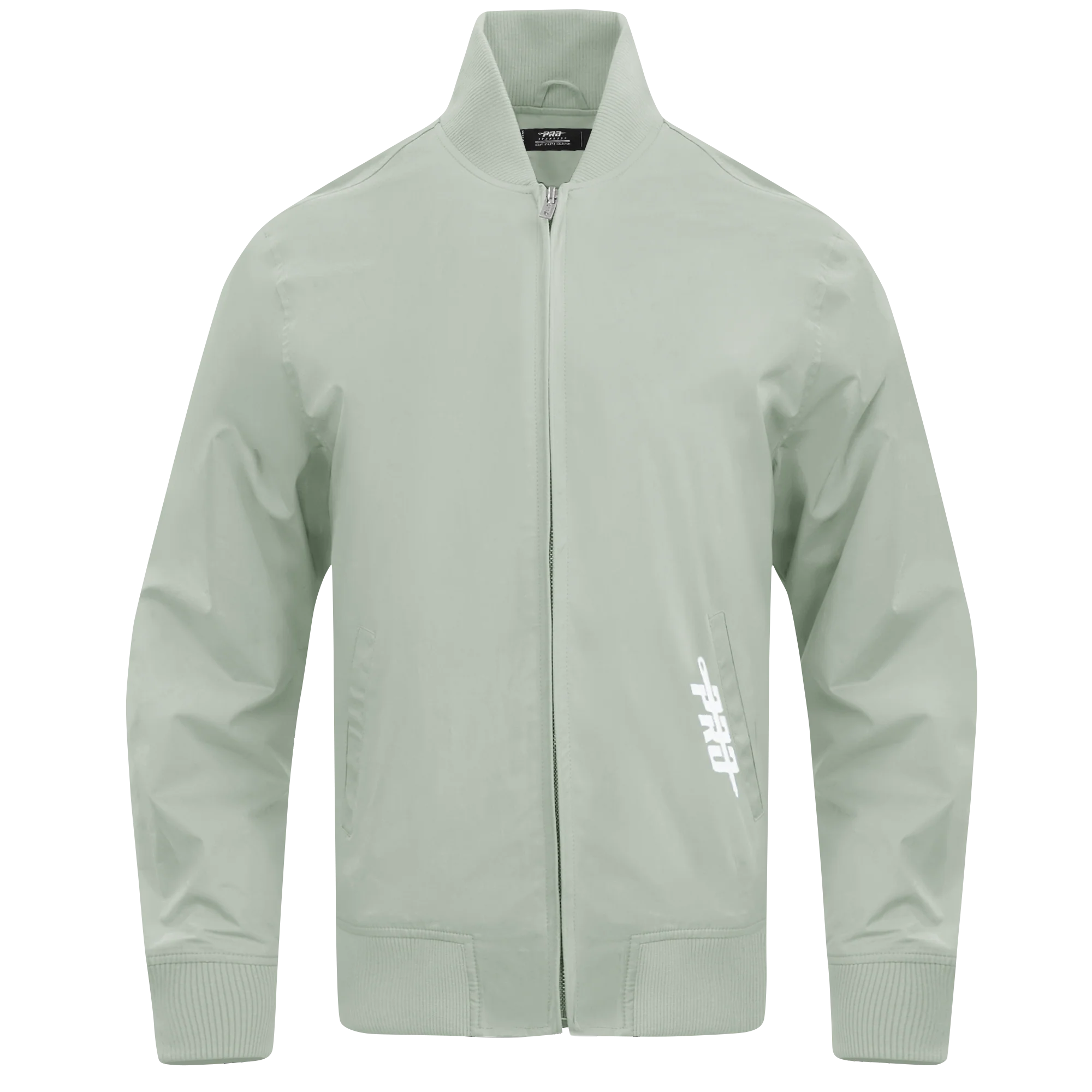 PRO STANDARD CLASSIC CHENILLE WHT LOGO MEN'S TWILL JACKET (MOSS)
