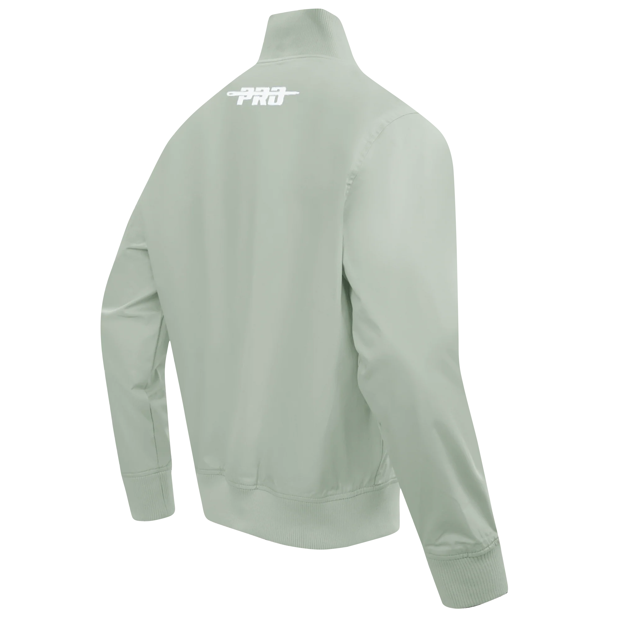 PRO STANDARD CLASSIC CHENILLE WHT LOGO MEN'S TWILL JACKET (MOSS) - Image 4