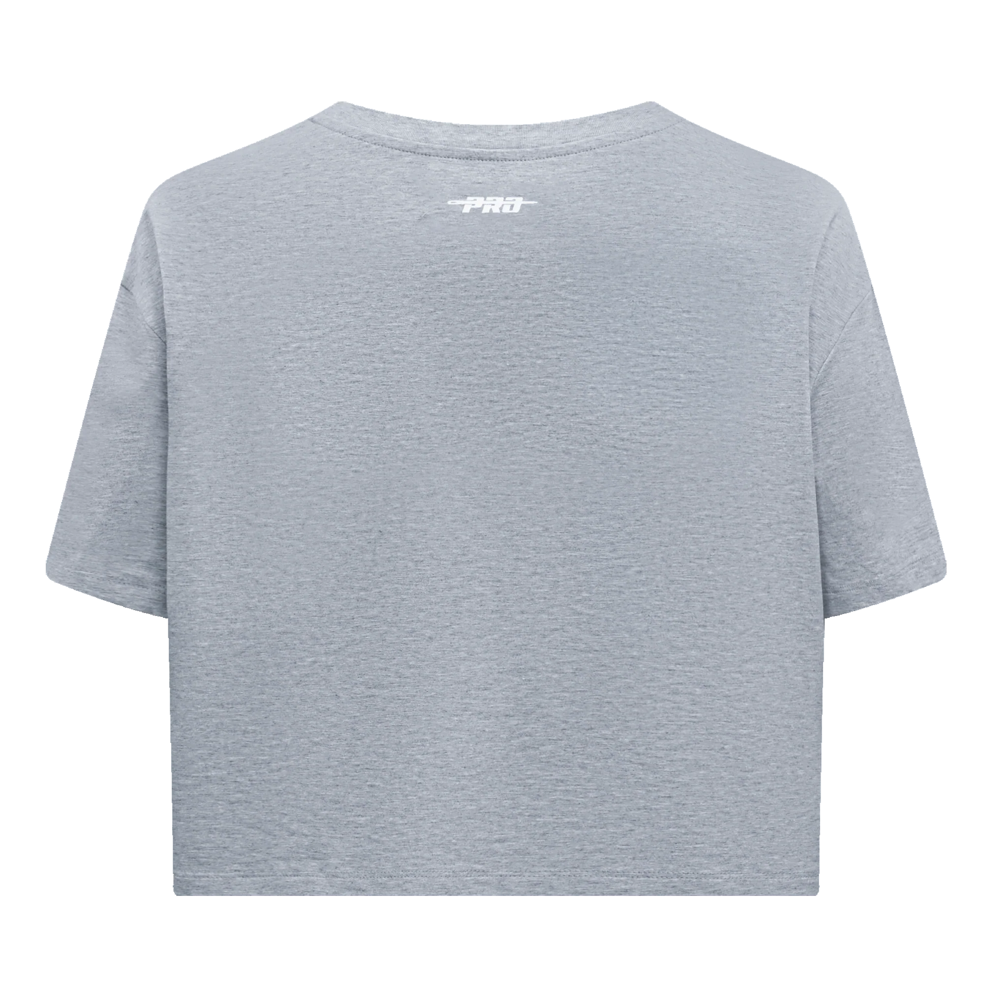 PRO STANDARD CLASSIC CHENILLE WHT LOGO WOMEN'S SJ BOXY TEE (DARK HEATHER GRAY) - Image 3