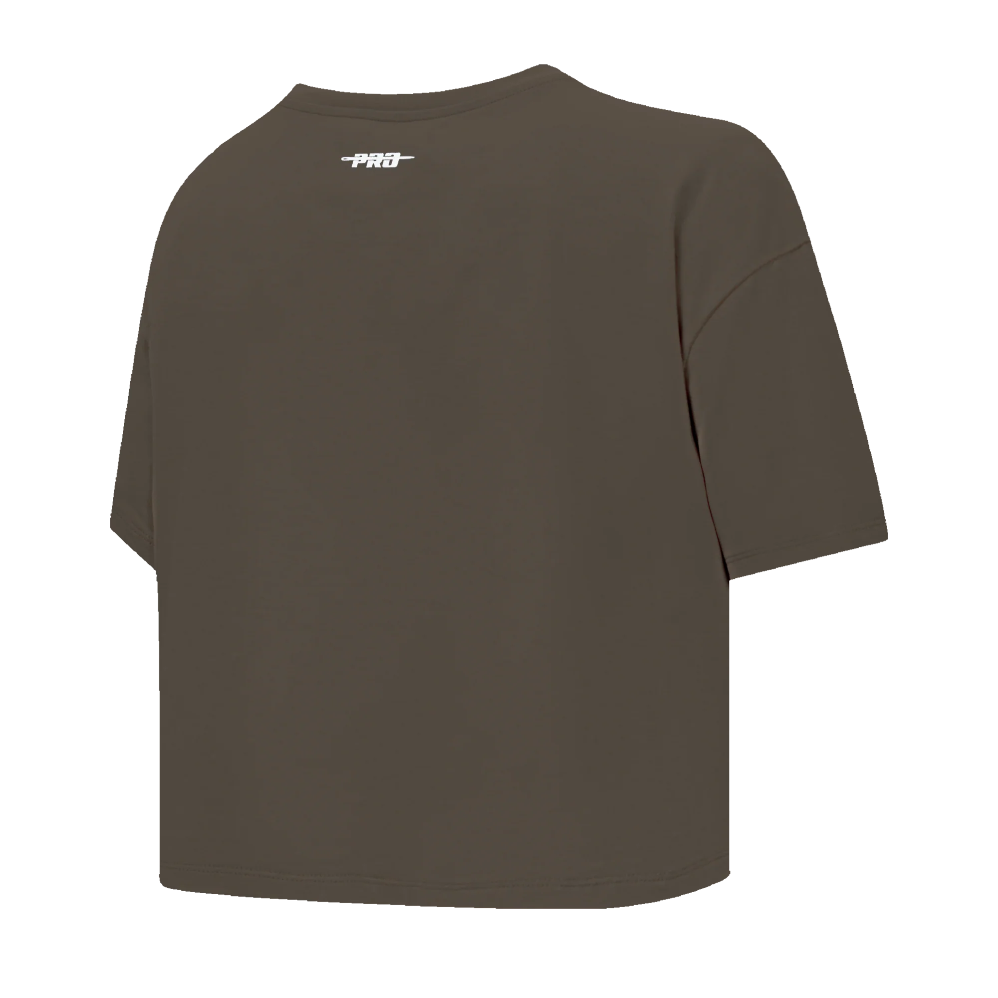 PRO STANDARD CLASSIC CHENILLE WHT LOGO WOMEN'S SJ BOXY TEE (DARK TAUPE) - Image 4