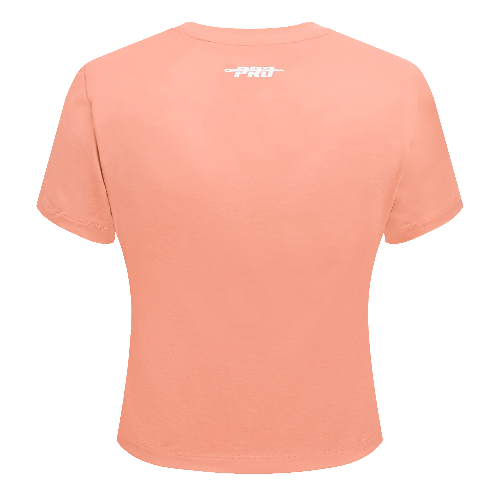 PRO STANDARD CLASSIC CHENILLE WHT LOGO WOMEN'S BABY DOLL TEE (GUAVA) - Image 3