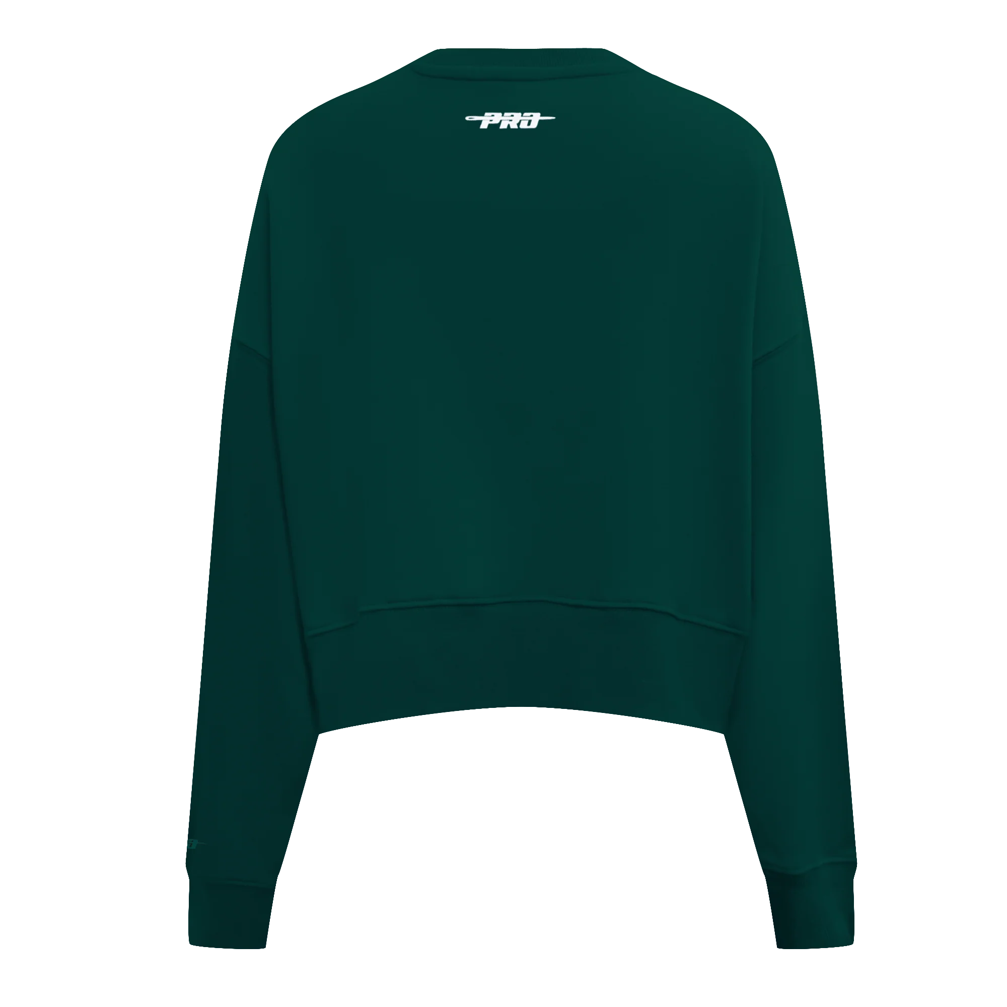 PRO STANDARD CLASSIC CHENILLE WHT LOGO WOMEN'S FLC CREWNECK (FOREST GREEN) - Image 3