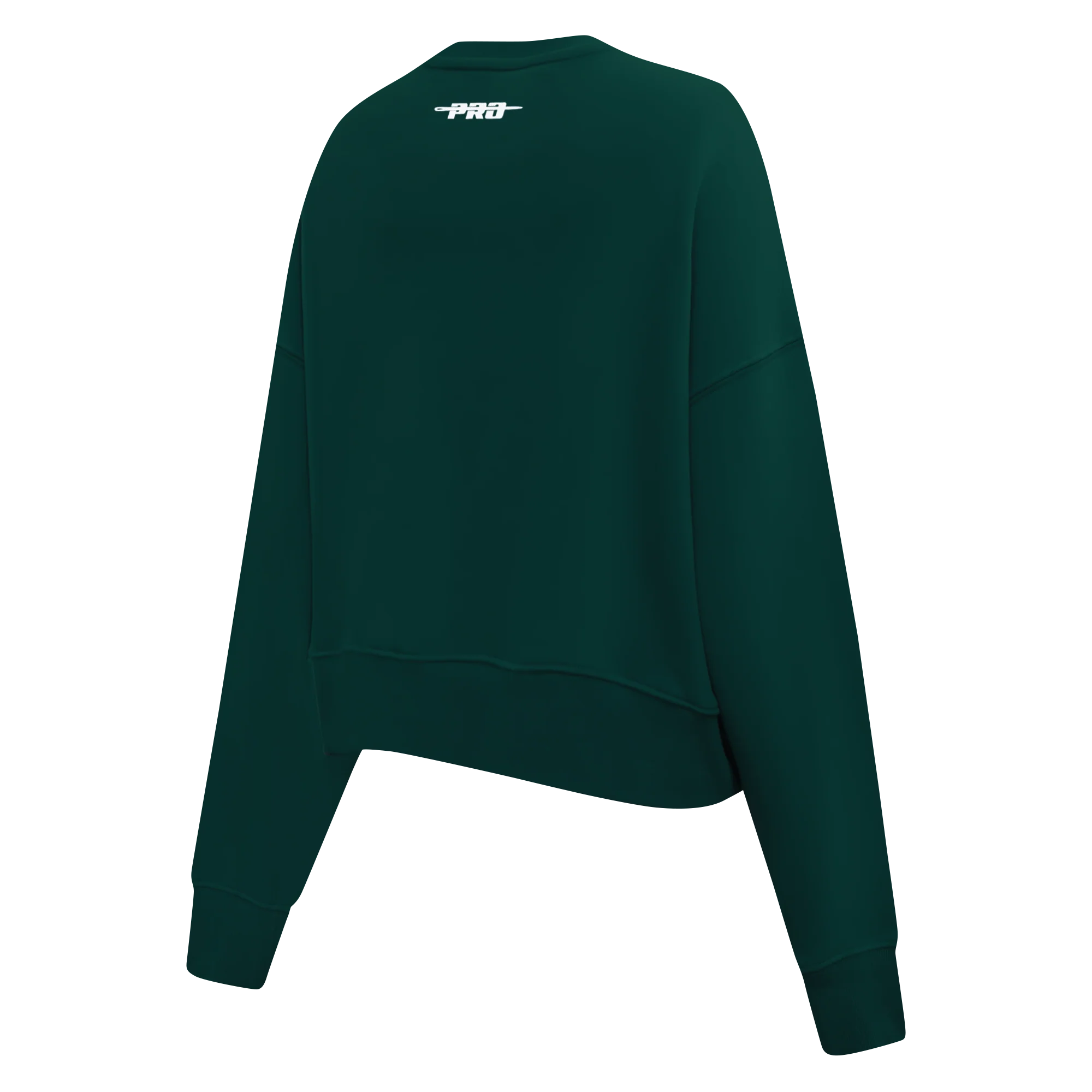 PRO STANDARD CLASSIC CHENILLE WHT LOGO WOMEN'S FLC CREWNECK (FOREST GREEN) - Image 4