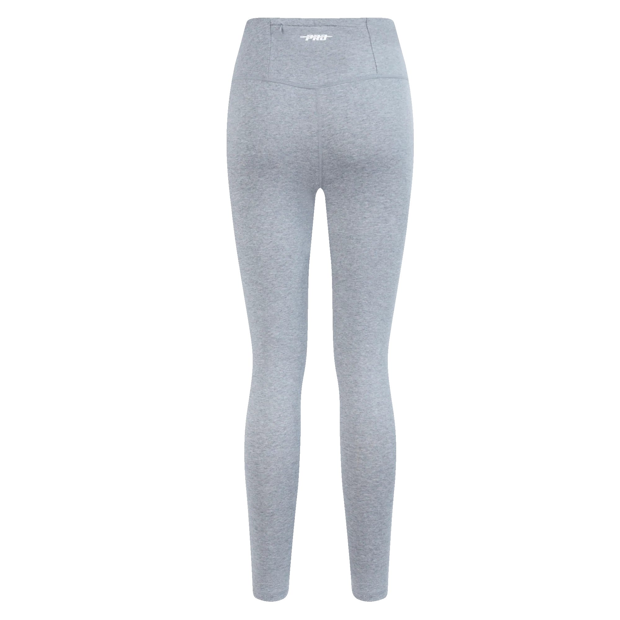 PRO STANDARD CLASSIC CHENILLE WHT LOGO WOMEN'S JERSEY LEGGING (DARK HEATHER GRAY) - Image 4