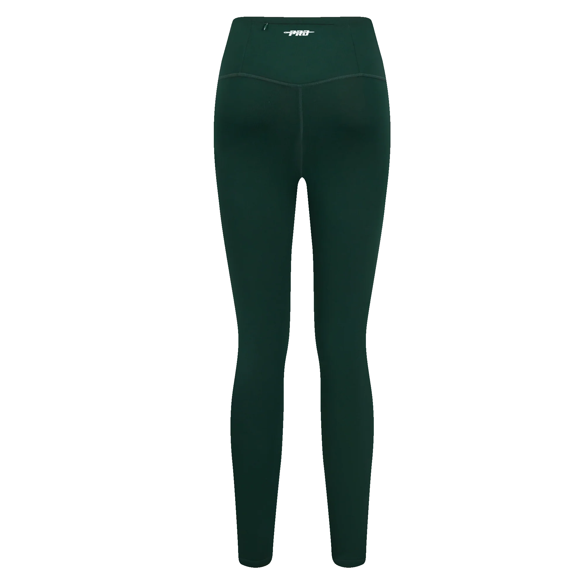 PRO STANDARD CLASSIC CHENILLE WHT LOGO WOMEN'S JERSEY LEGGING (FOREST GREEN) - Image 4