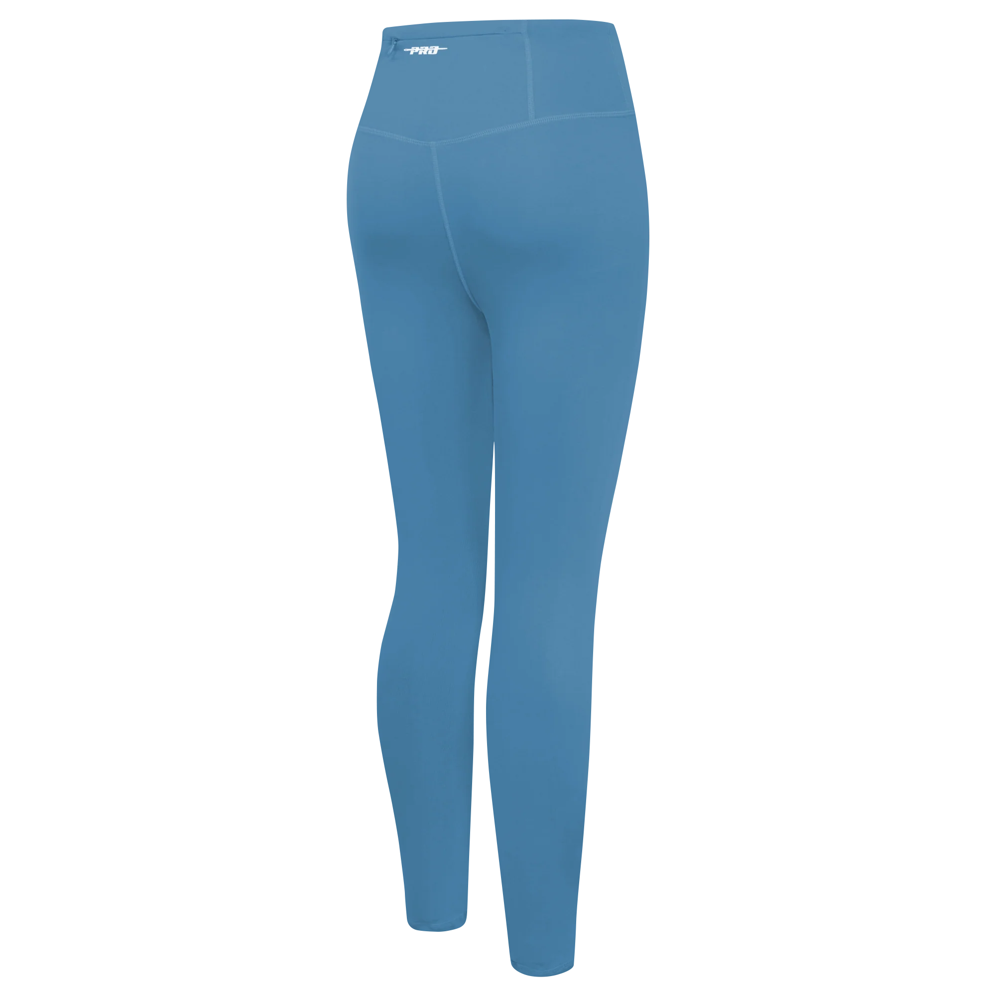 PRO STANDARD CLASSIC CHENILLE WHT LOGO WOMEN'S JERSEY LEGGING (STEEL BLUE) - Image 3
