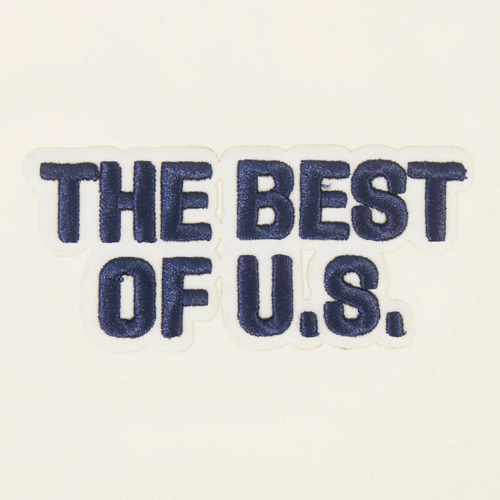 USSF US SOCCER MNT CLASSIC CHENILLE MEN'S SJ TAPING TEE (EGGSHELL/ RED) - Image 5