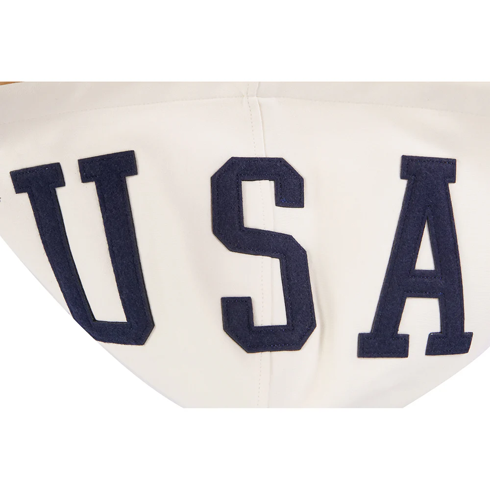 U.S. SOCCER US SOCCER MNT CLASSIC CHENILLE MEN'S PULL OVER HOODIE (EGGSHELL) - Image 5