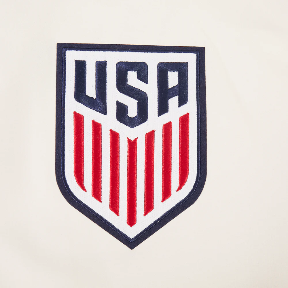 U.S. SOCCER US SOCCER MNT CLASSIC CHENILLE MEN'S PULL OVER HOODIE (EGGSHELL) - Image 6