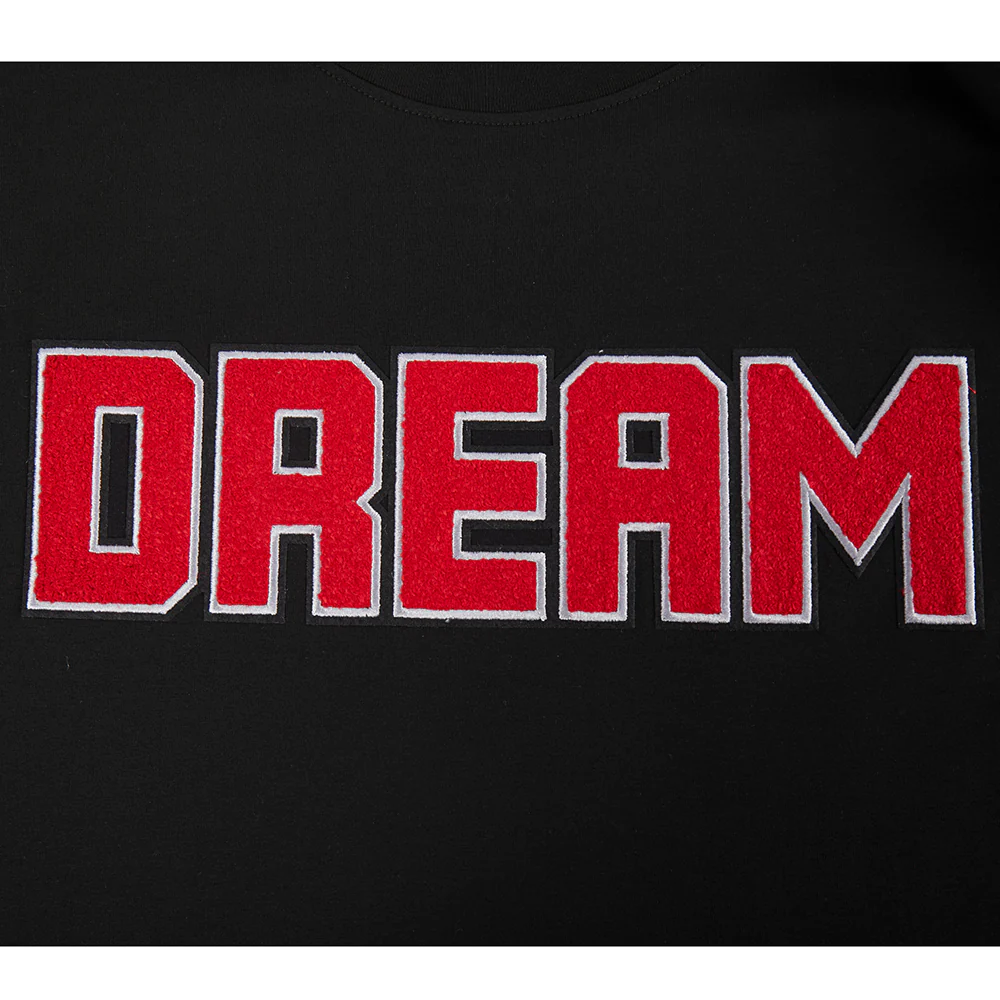 WNBA  ATLANTA DREAM CLASSIC CHENILLE MEN'S SINGLE JERSEY TEE (BLACK) - Image 10