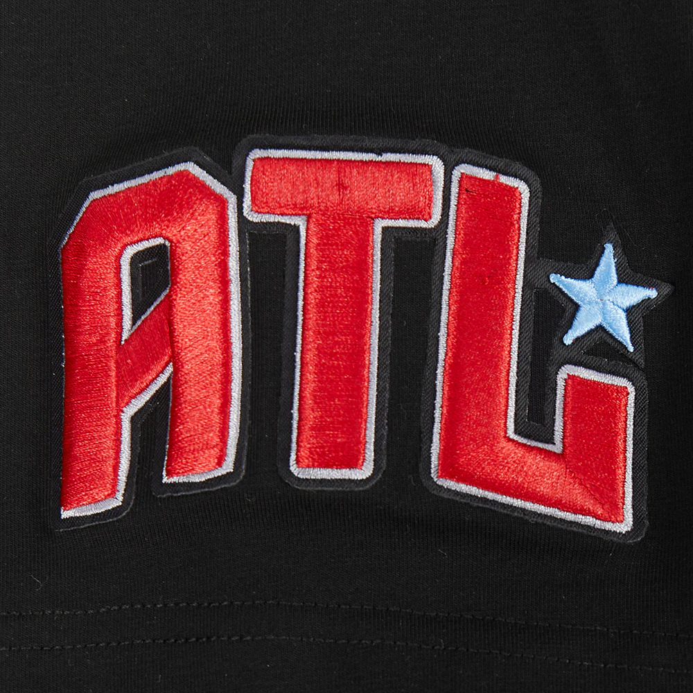 WNBA  ATLANTA DREAM CLASSIC CHENILLE MEN'S SINGLE JERSEY TEE (BLACK) - Image 5