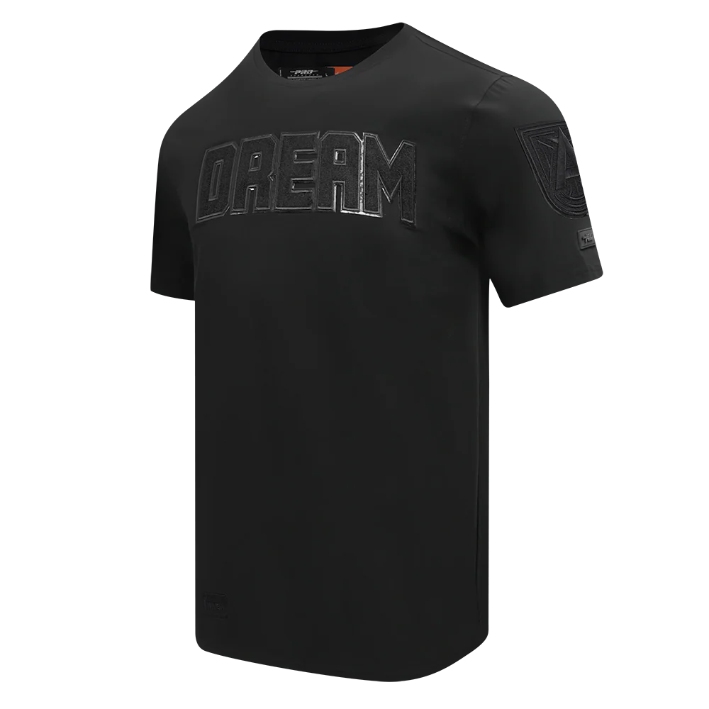 WNBA ATLANTA DREAM TRIPLE BLACK MEN'S SJ TEE (BLACK) - Image 4