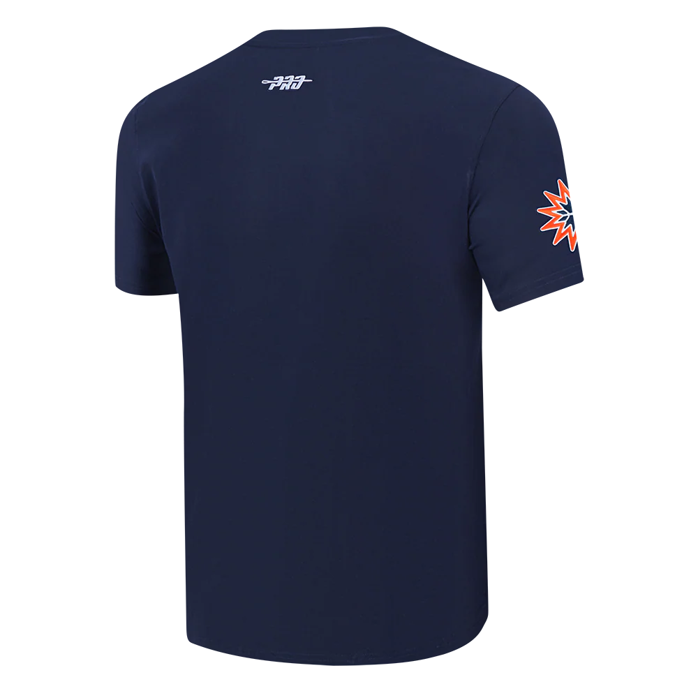 WNBA  CONNECTICUT SUN CLASSIC CHENILLE MEN'S SINGLE JERSEY TEE (MIDNIGHT NAVY) - Image 6