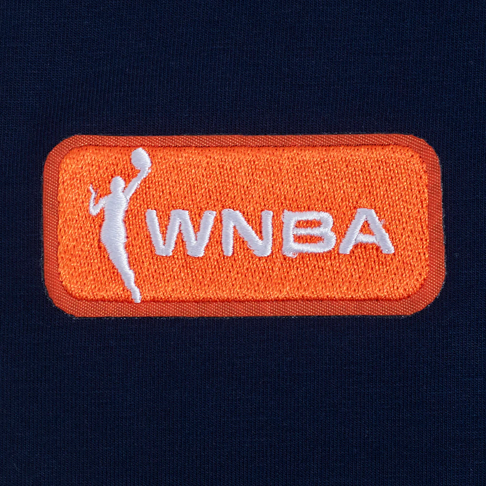 WNBA  CONNECTICUT SUN CLASSIC CHENILLE MEN'S SINGLE JERSEY TEE (MIDNIGHT NAVY) - Image 7